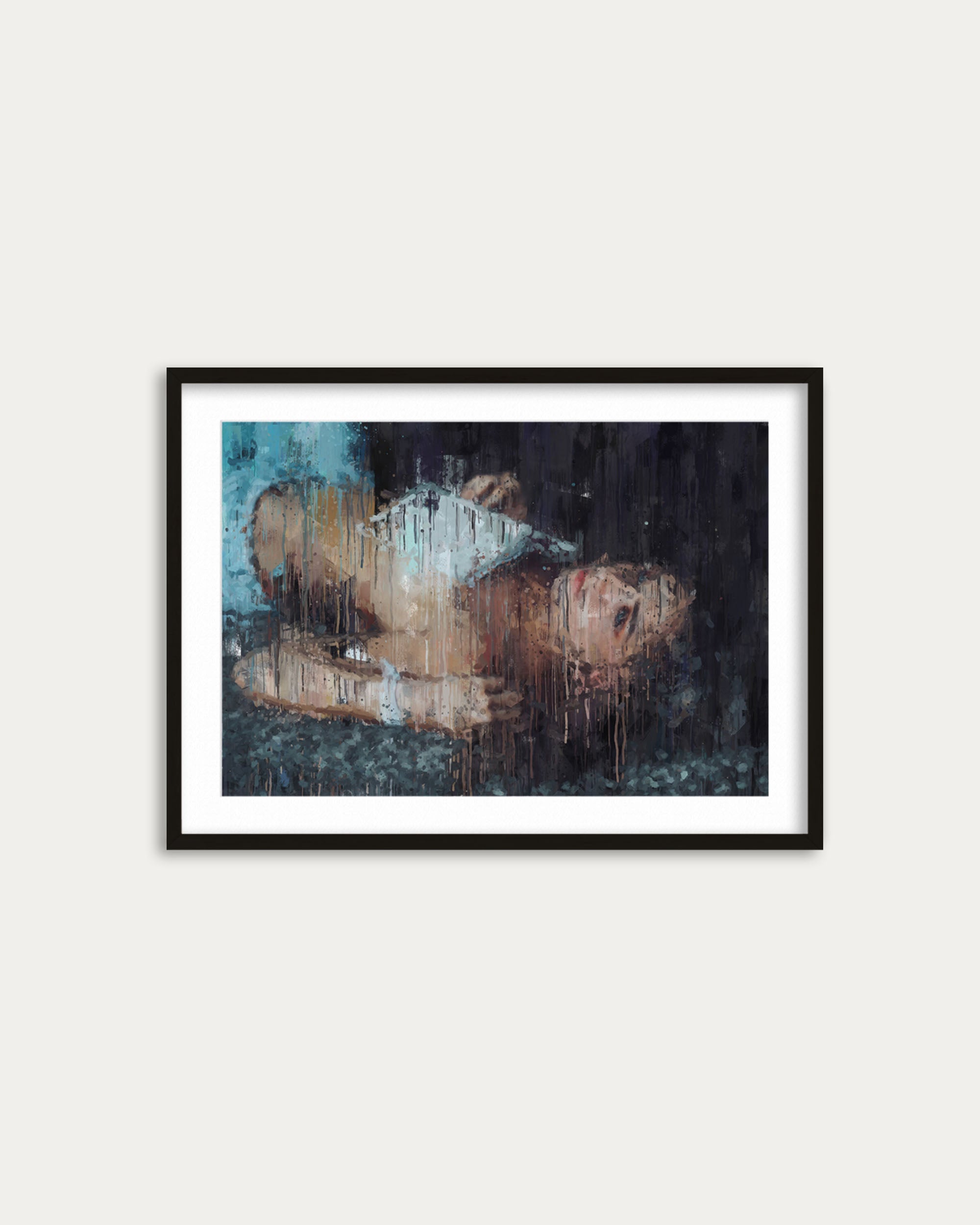 Female Nude Portrait Art Print