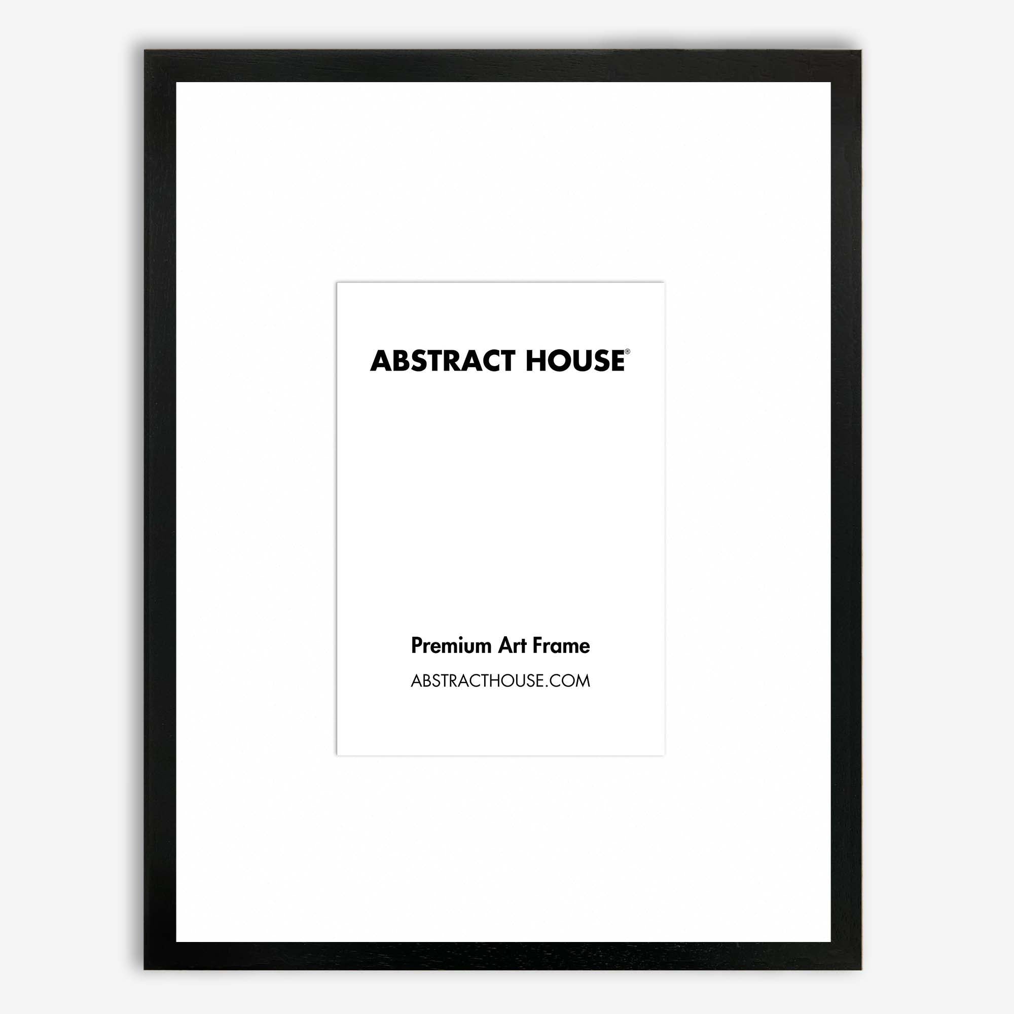 60x80cm Wooden Picture Frame-Black-A3 29.7 x 42 cm-Abstract House