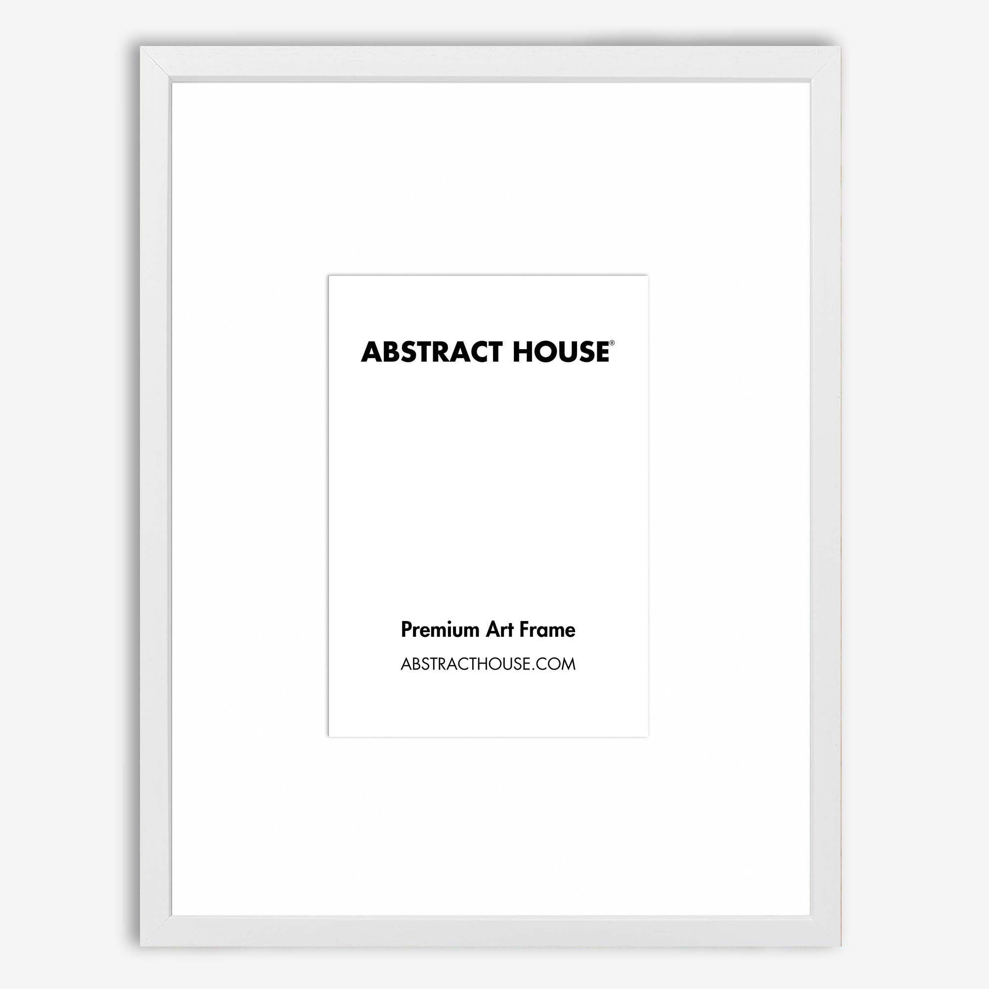 60x80cm Wooden Picture Frame-White-A3 29.7 x 42 cm-Abstract House