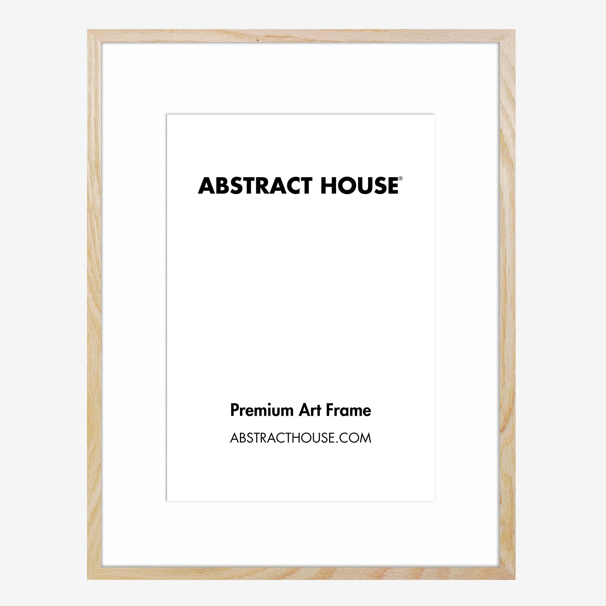 60x80cm Wooden Picture Frame-Oak-A2 42 x 59.4 cm-Abstract House