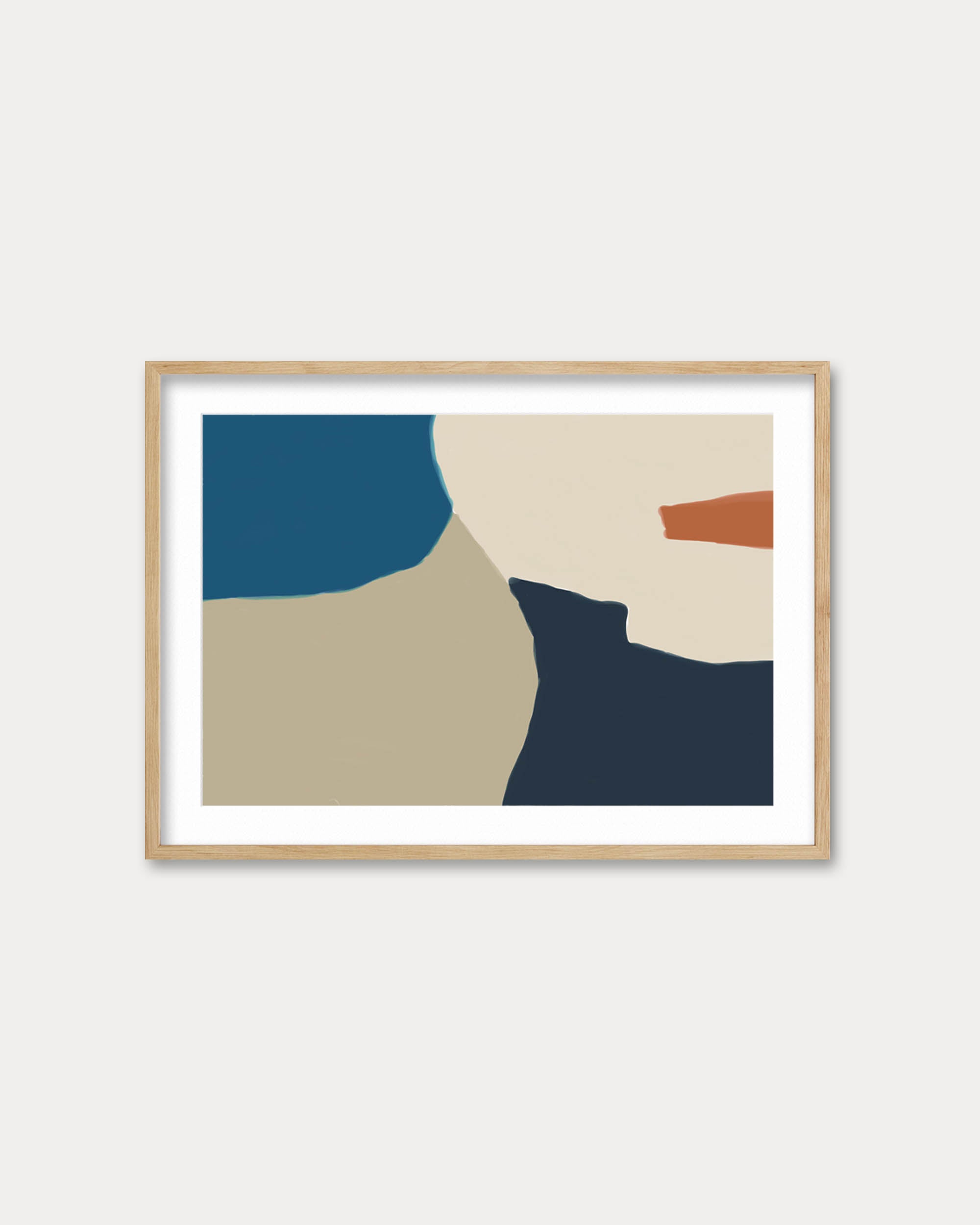 Abstract Colour Illustration Art Print