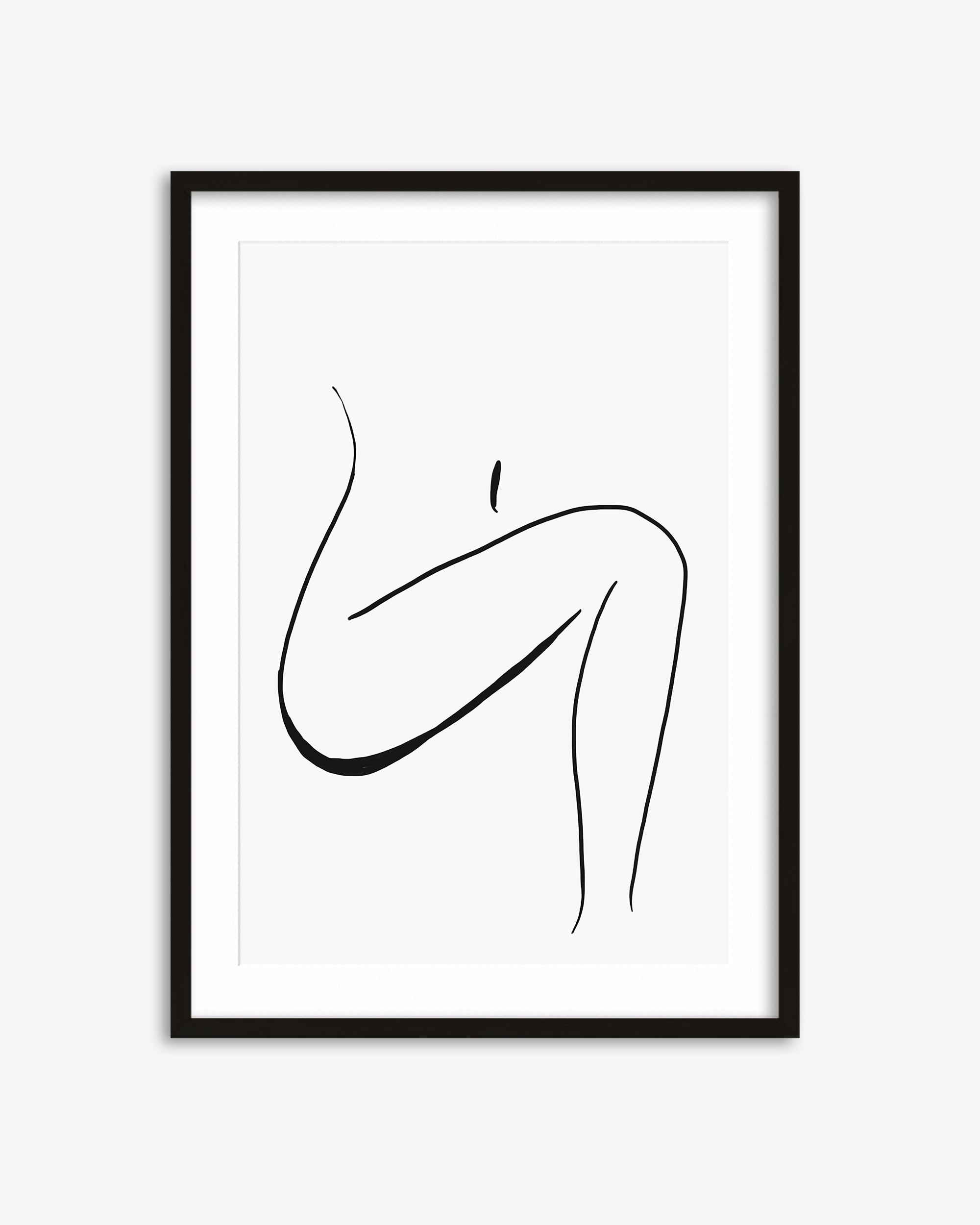 Minimal Leg Line Art Print