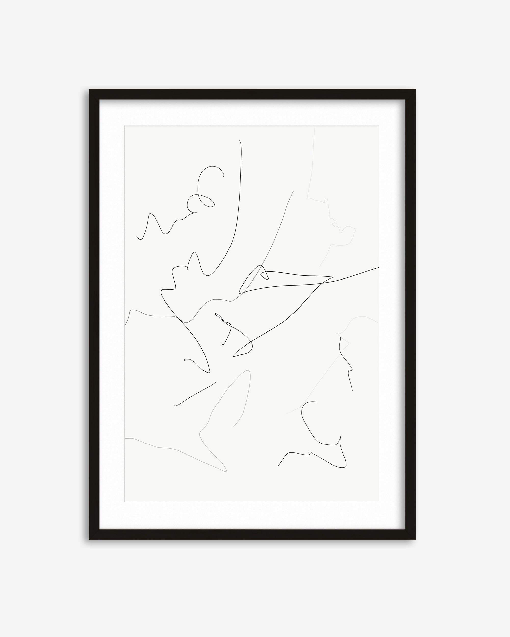 Abstract Line Art Print