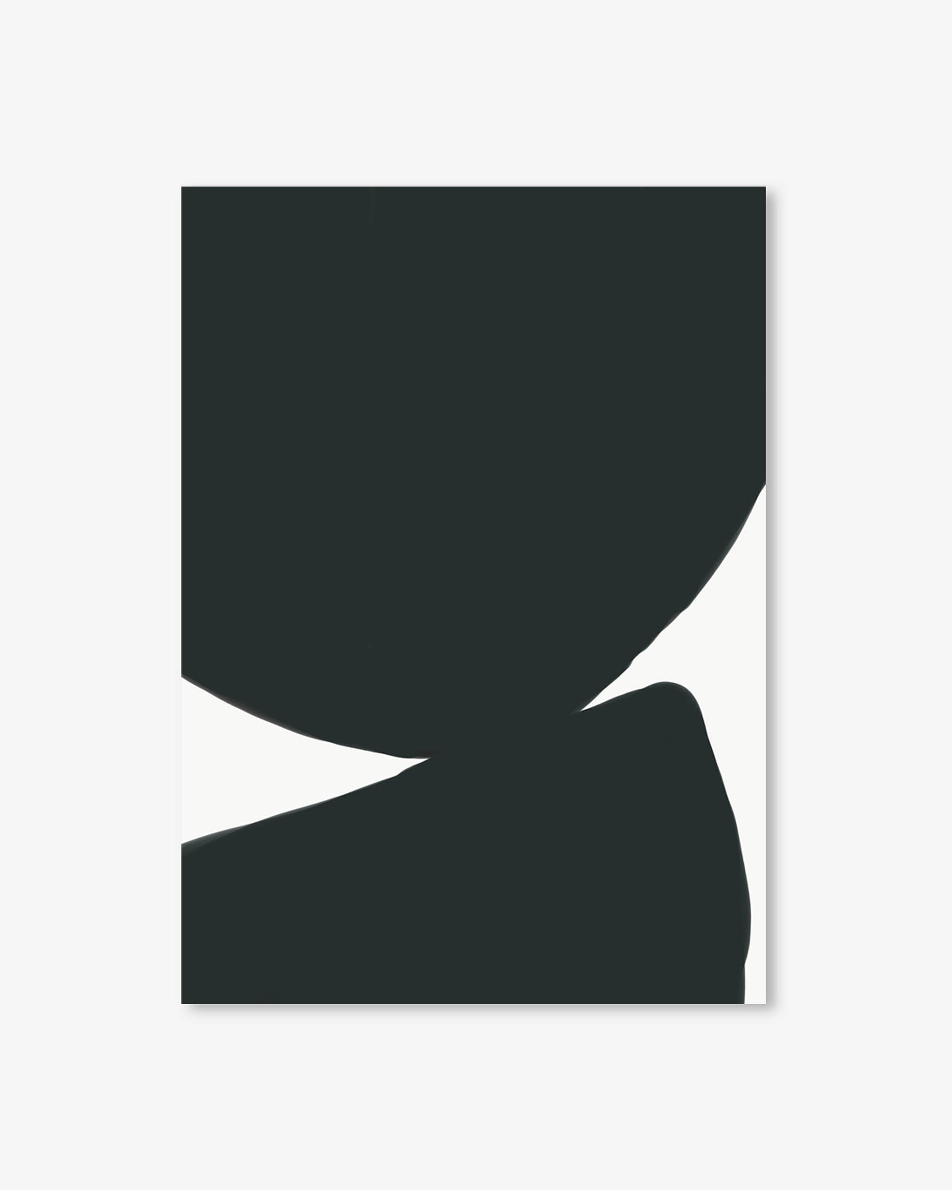 Black silhouette of a person on a white background
