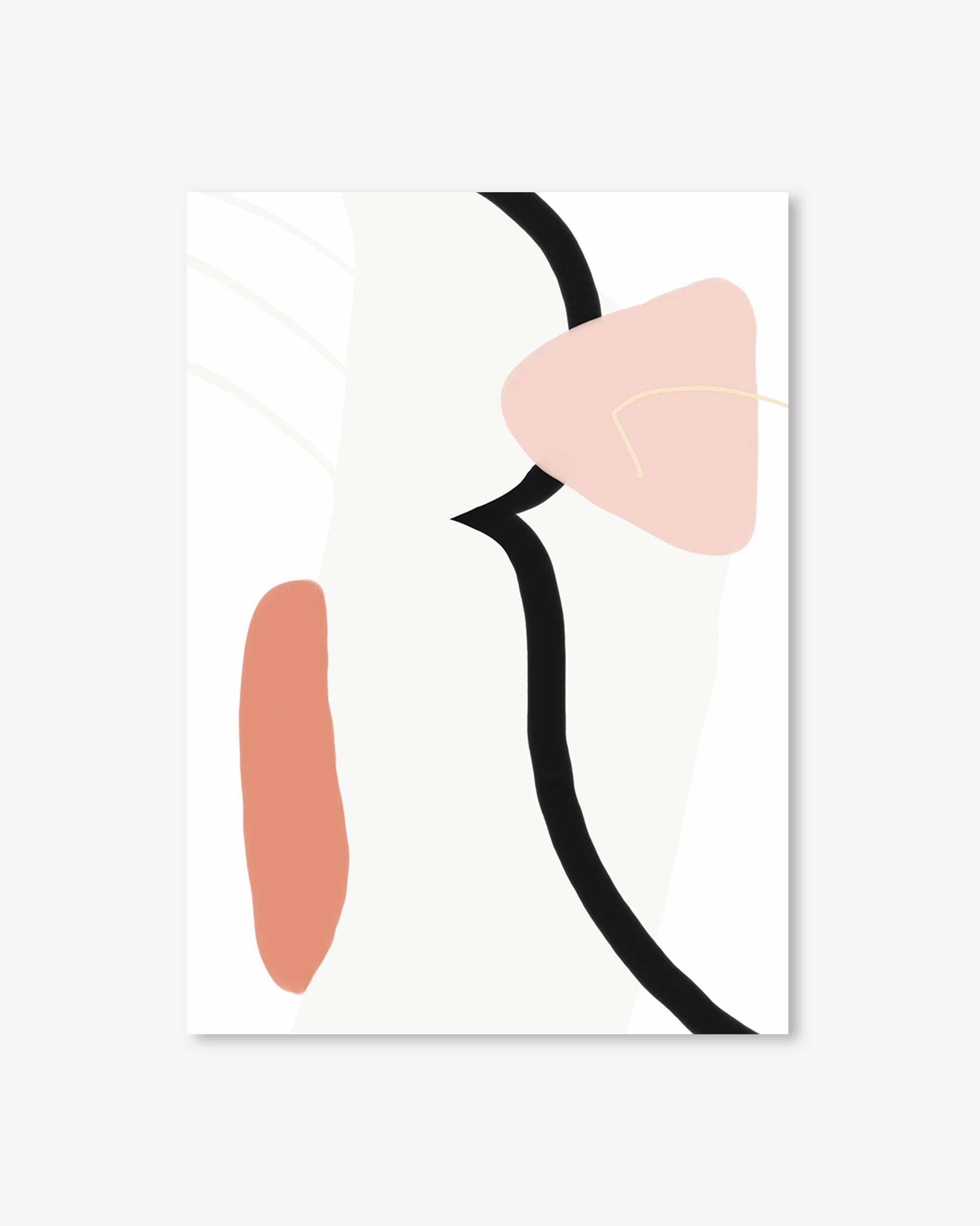 Scandi Shapes Art Print