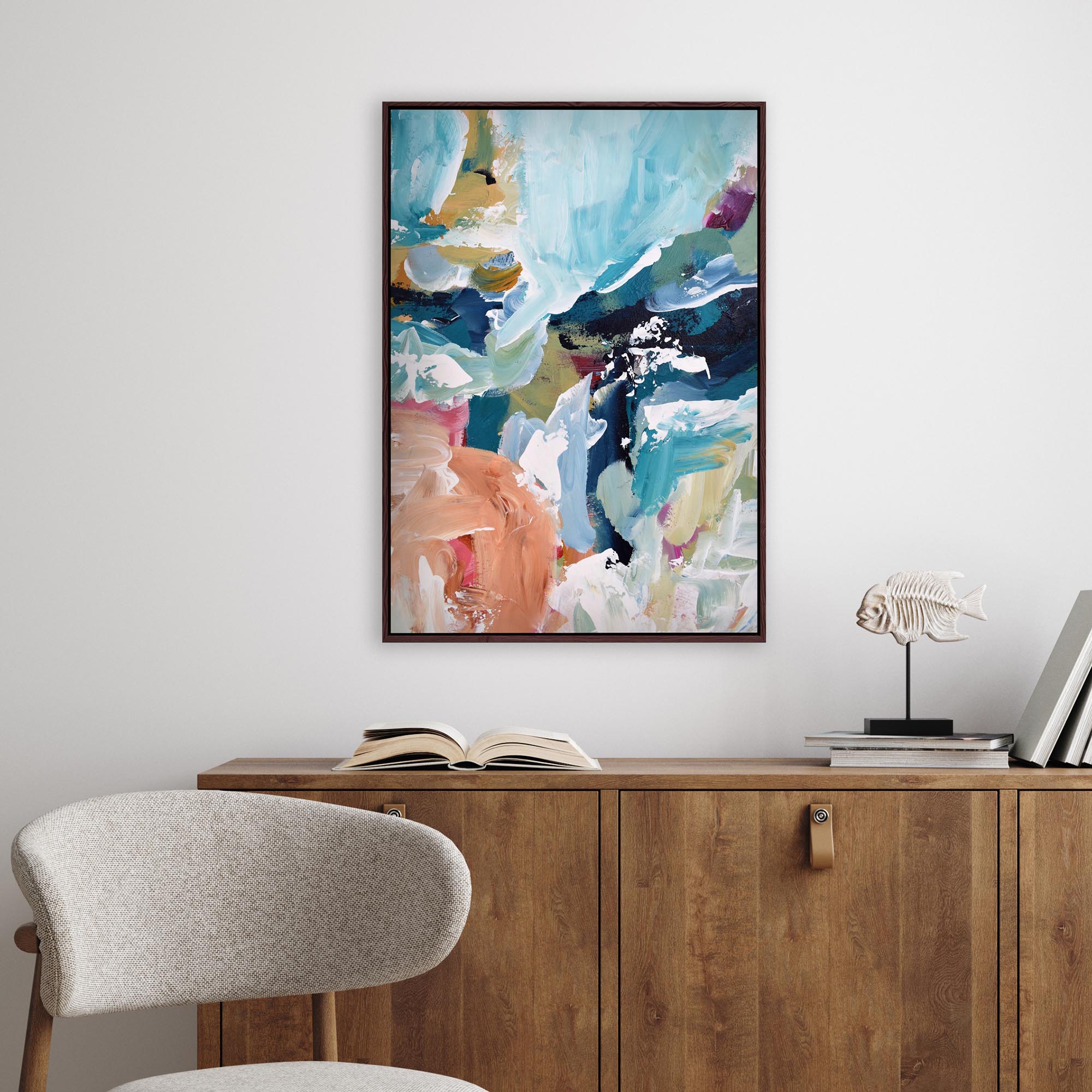 Abstract 312 Canvas Print-Abstract House