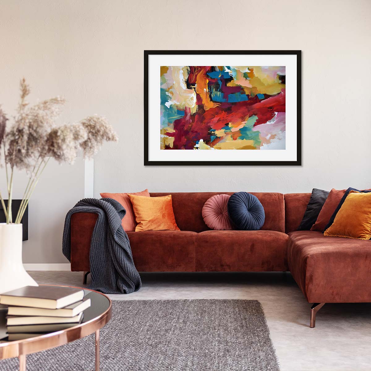 Abstract 416 Framed Art