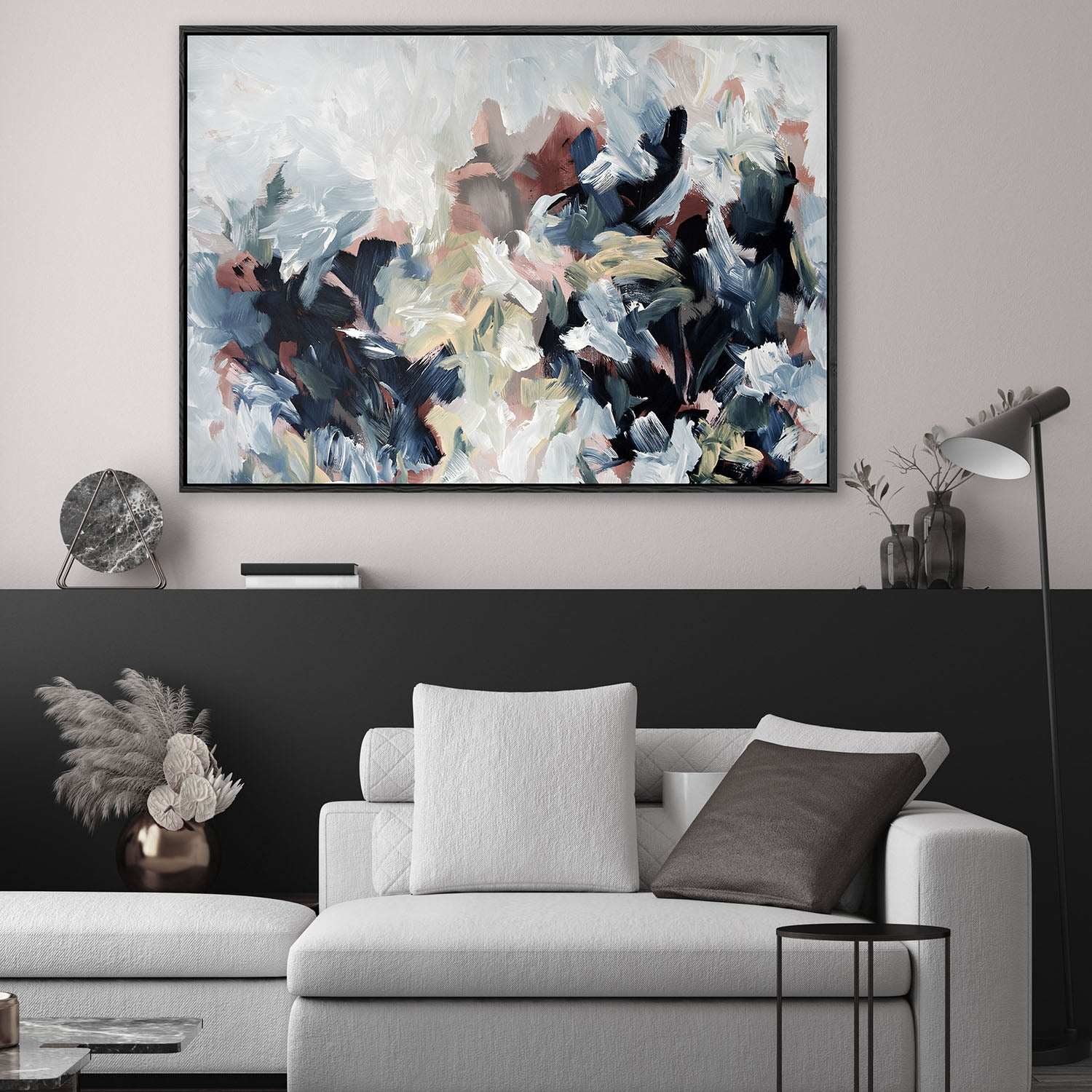 Abstract 449 Canvas Print-framed-Canvas Prints-Abstract House
