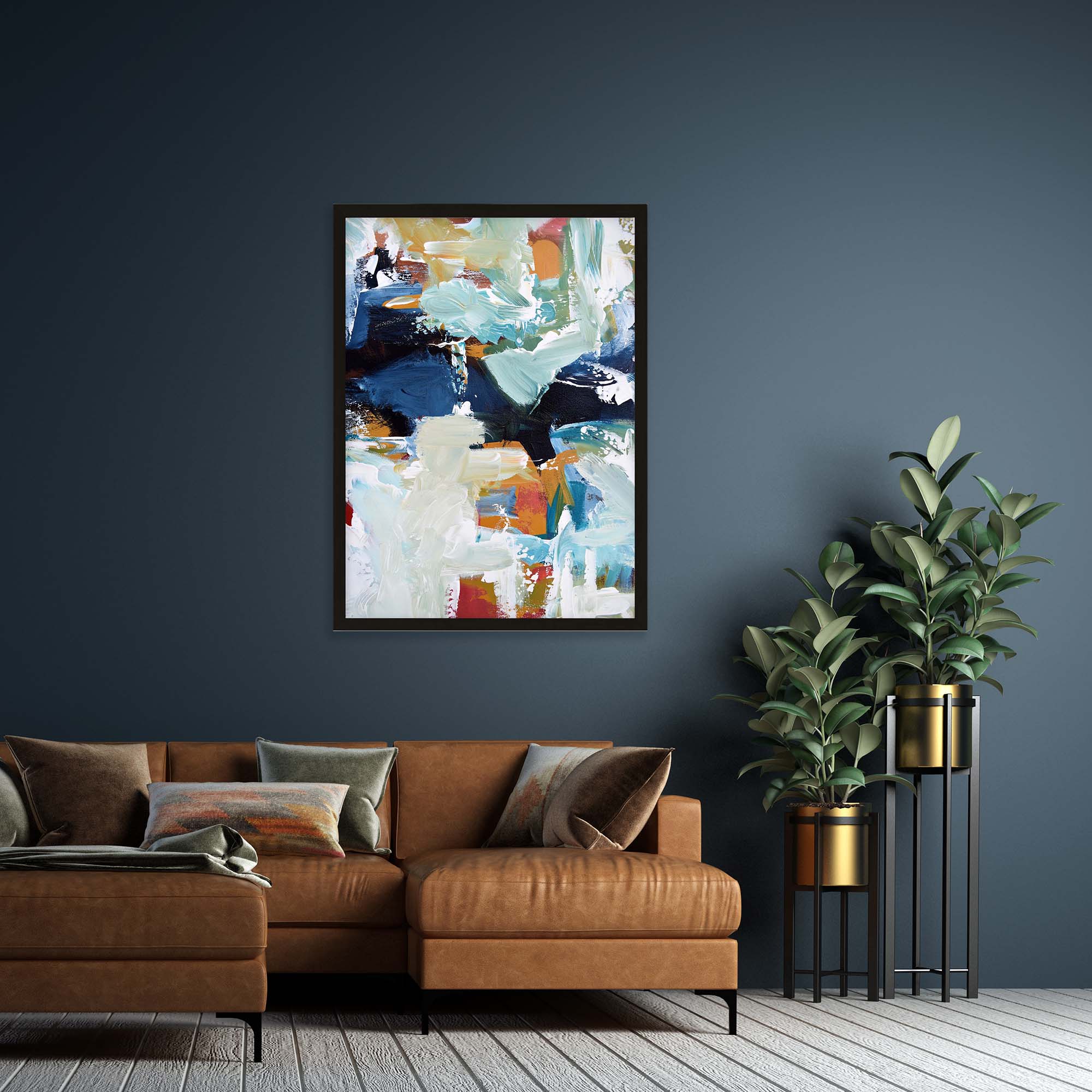 Abstract 299 Art Print-Abstract House