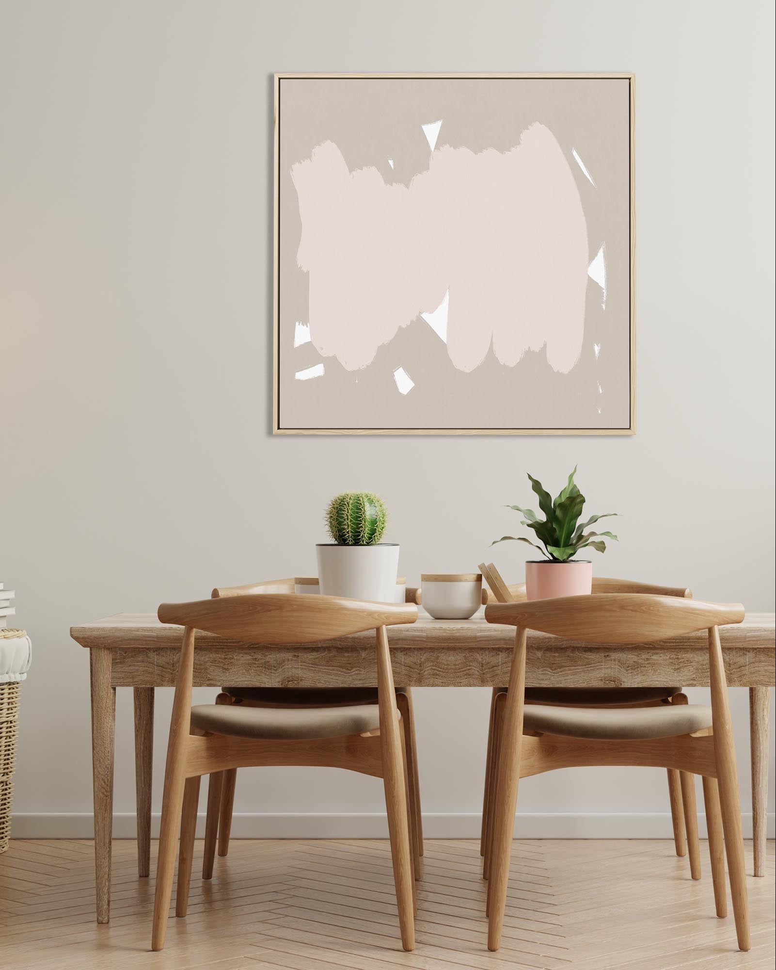 Abstract Study XII Framed Canvas-Abstract House