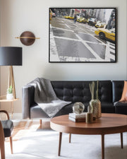 New York Crossroads Framed Canvas-Abstract House