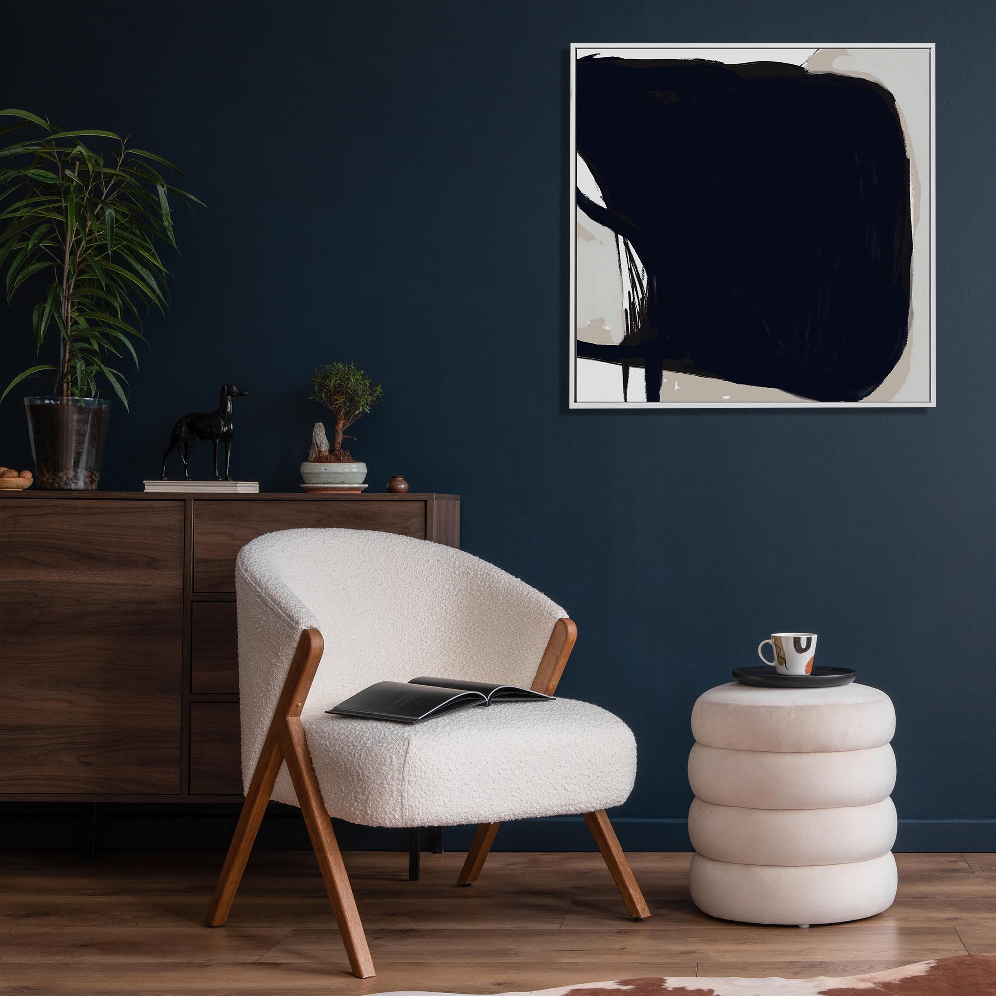 Abstract Study V Framed Canvas-Abstract House