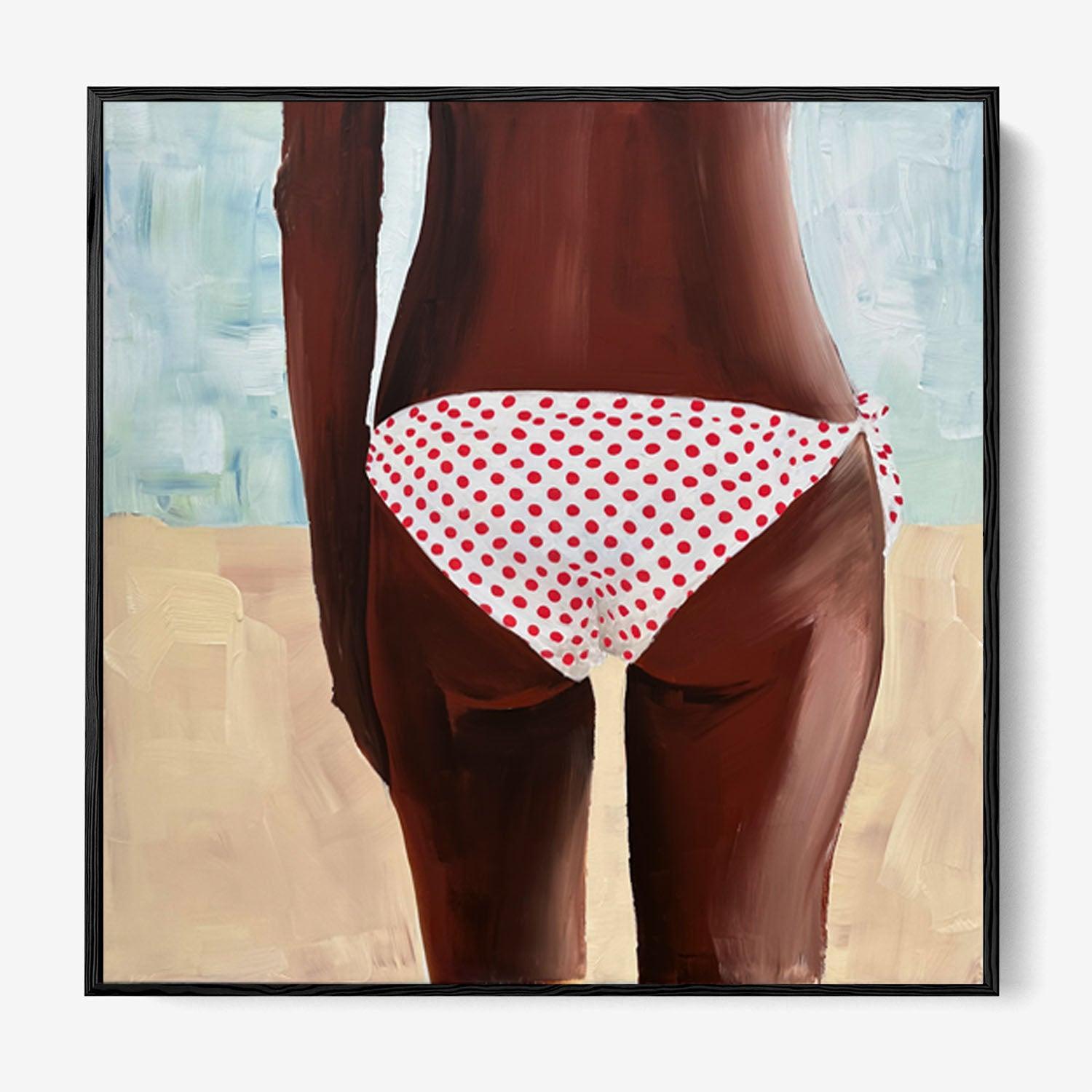 Beach Days - Original Painting-Abstract House