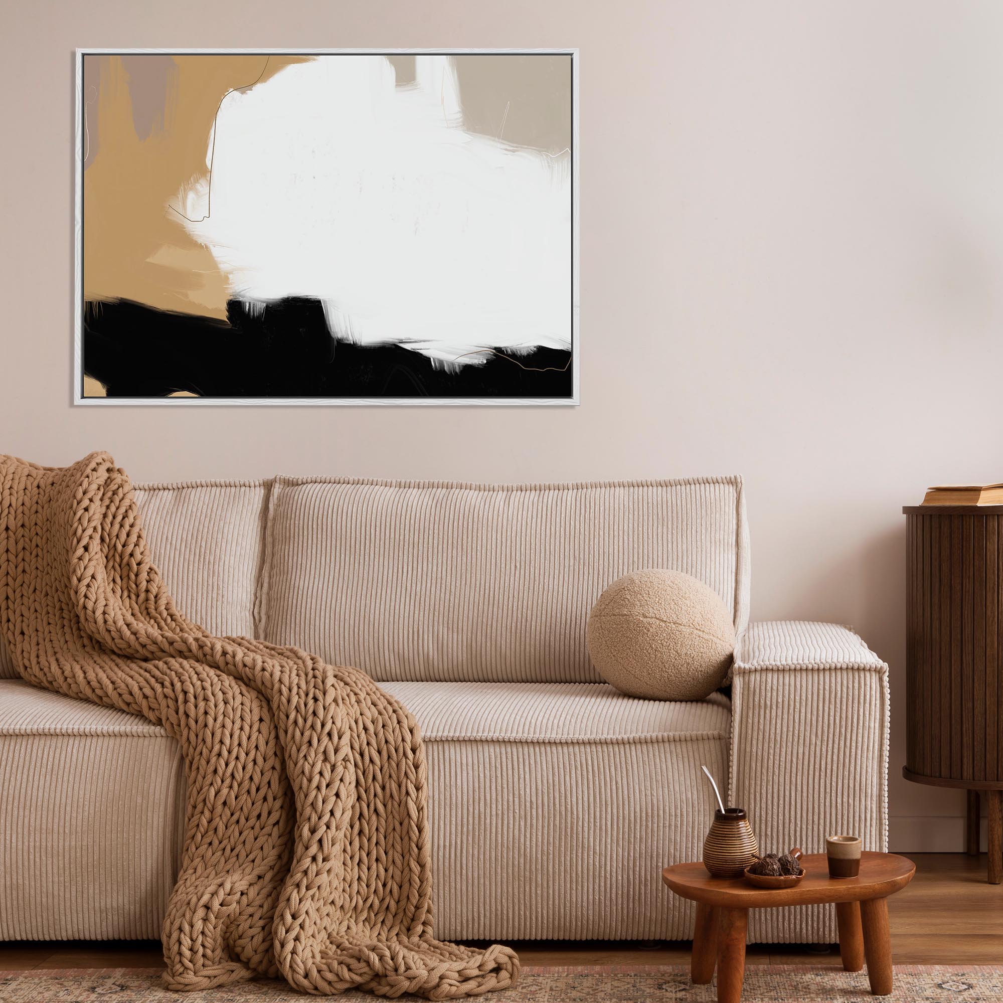 Neutral Cloud Canvas Print
