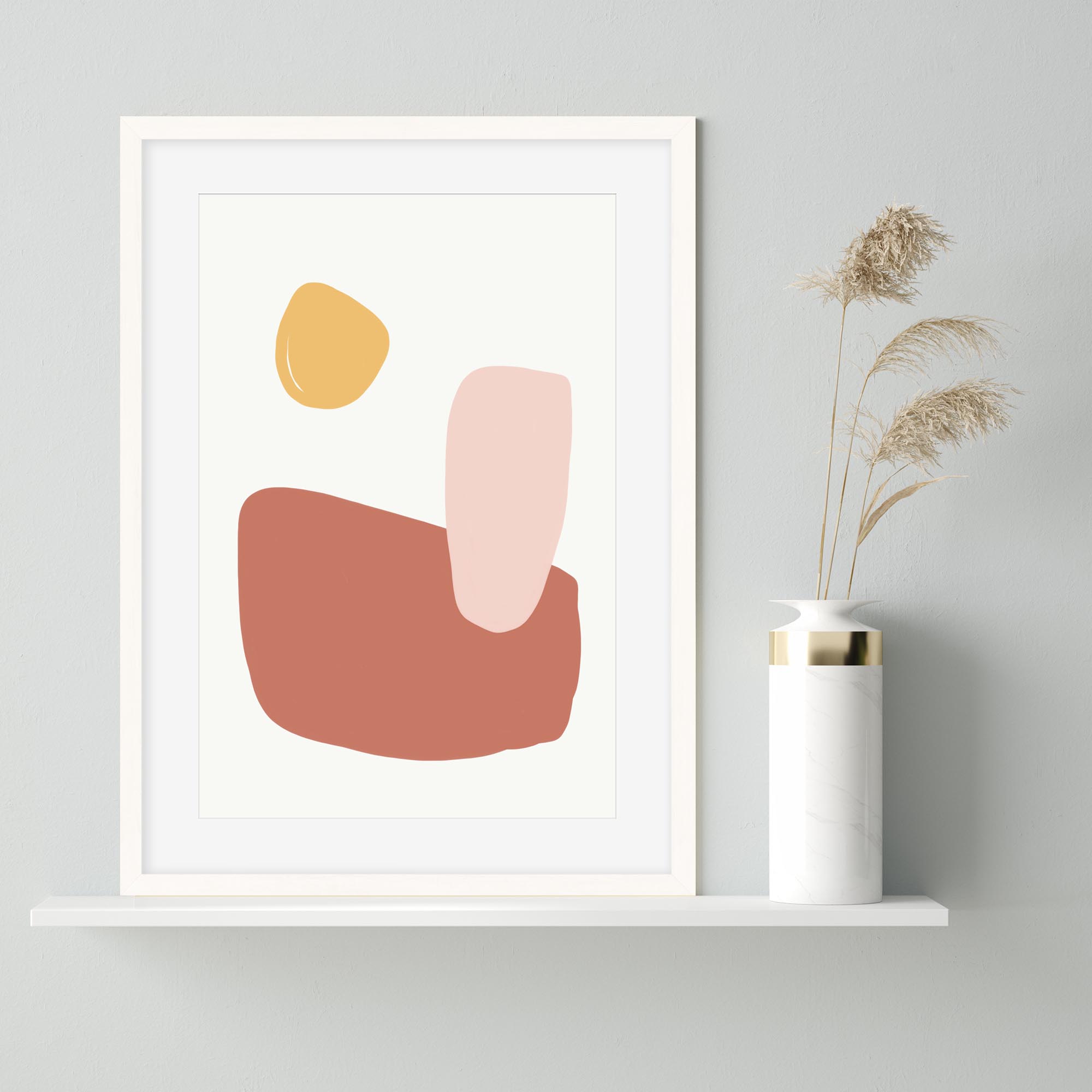 Breakfast Art Print-Abstract House