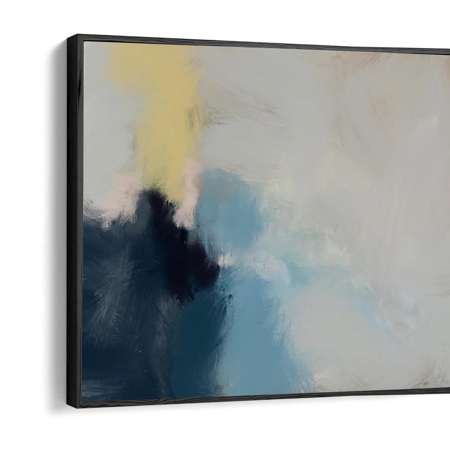 Brushed Haze Framed Canvas
