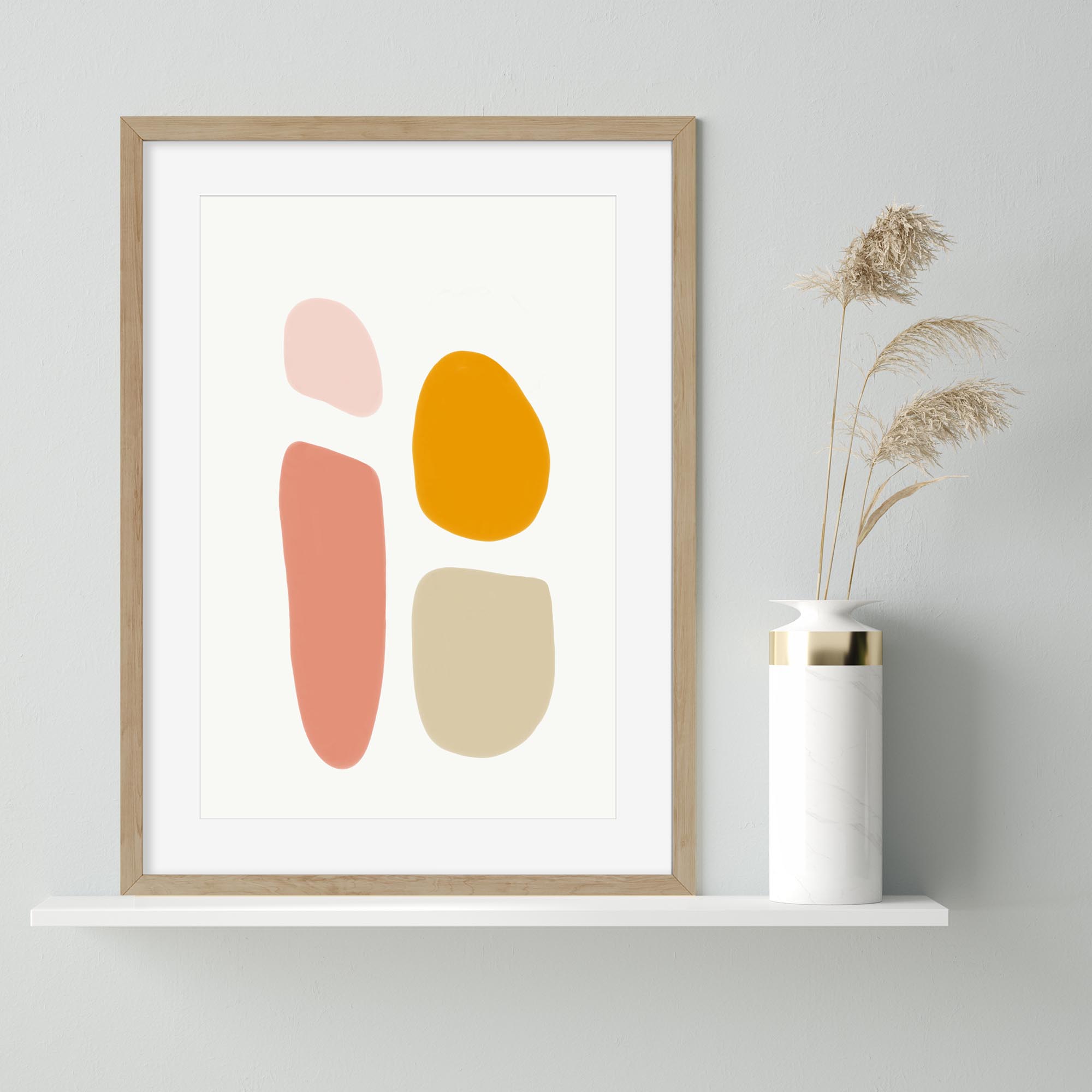 Butterscotch Art Print-Abstract House
