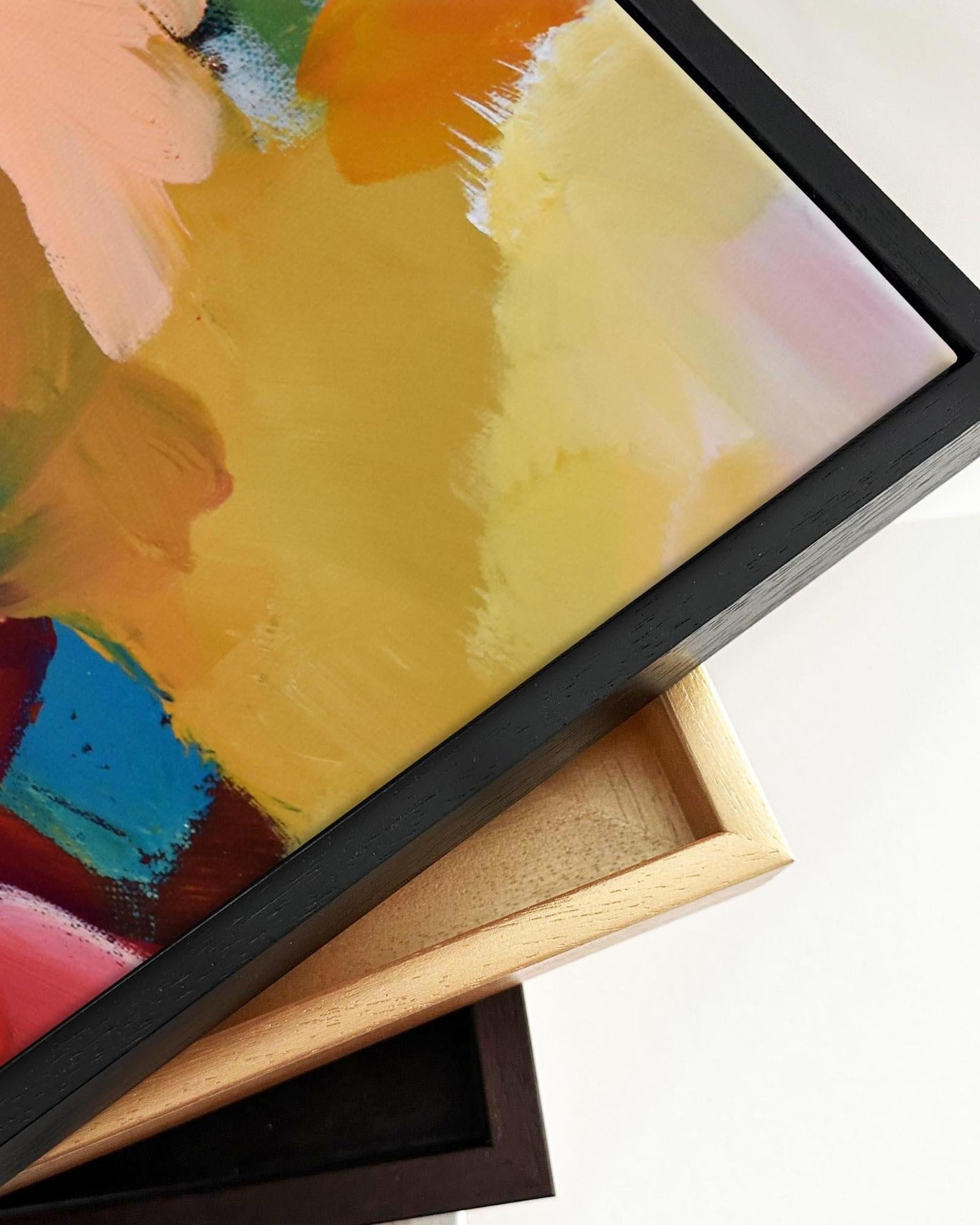 Abstract 416 Framed Canvas-Abstract House