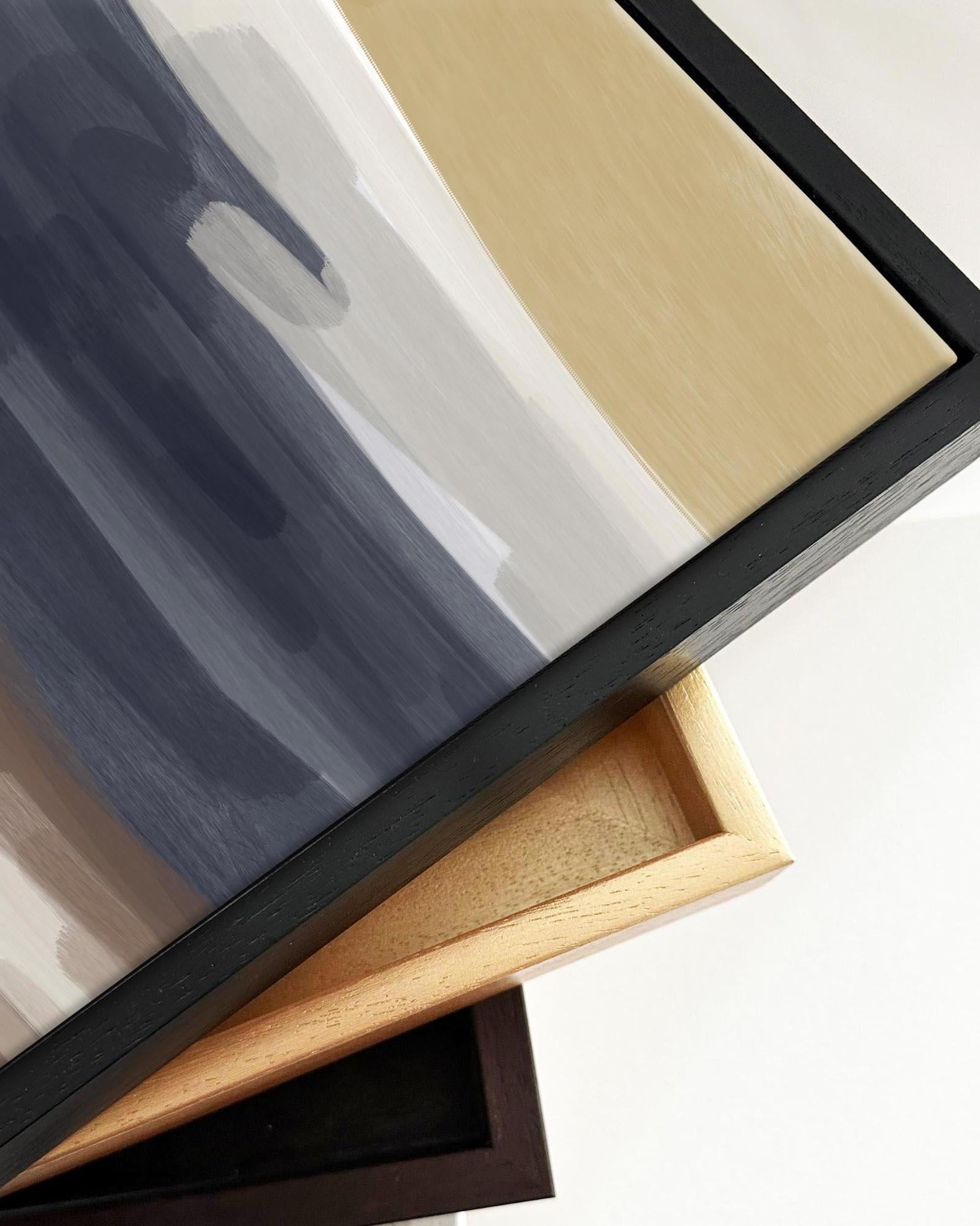 Abstract Expressions I Framed Canvas-Abstract House