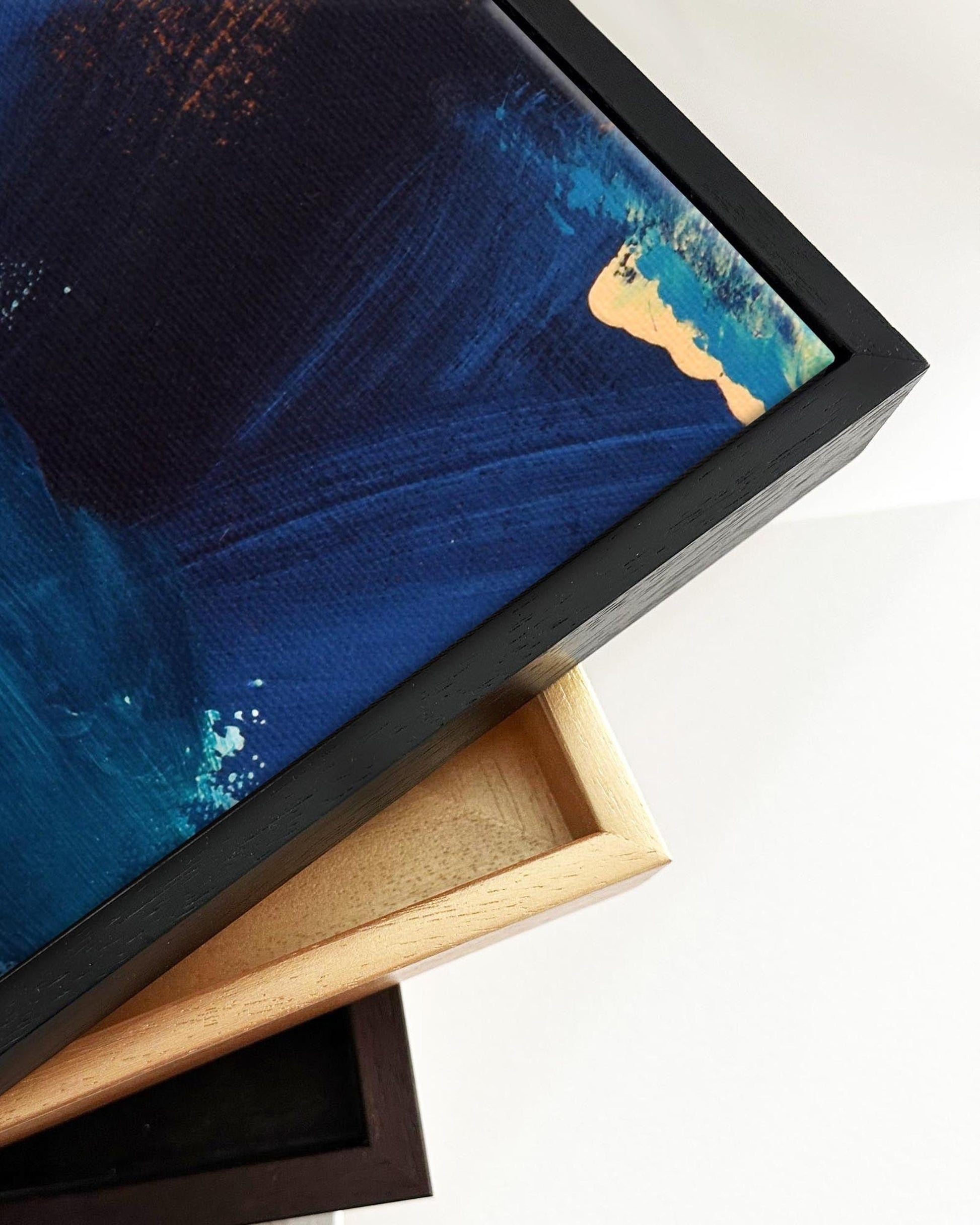 Abstract 226 Framed Canvas-Abstract House