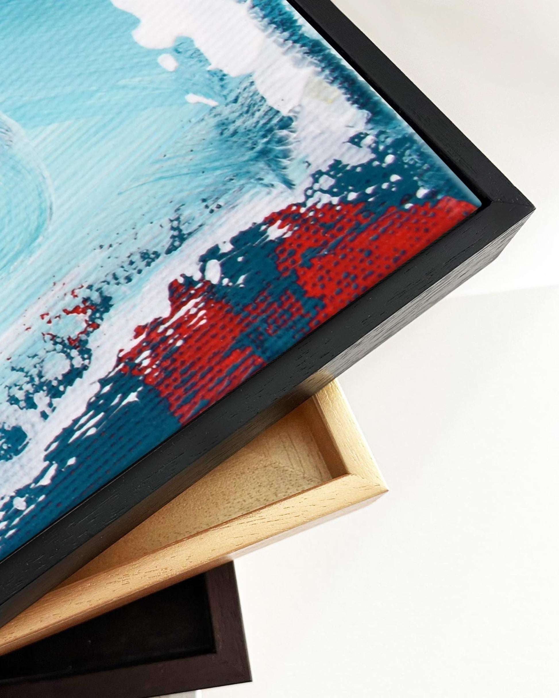 Abstract 220 Framed Canvas-Abstract House