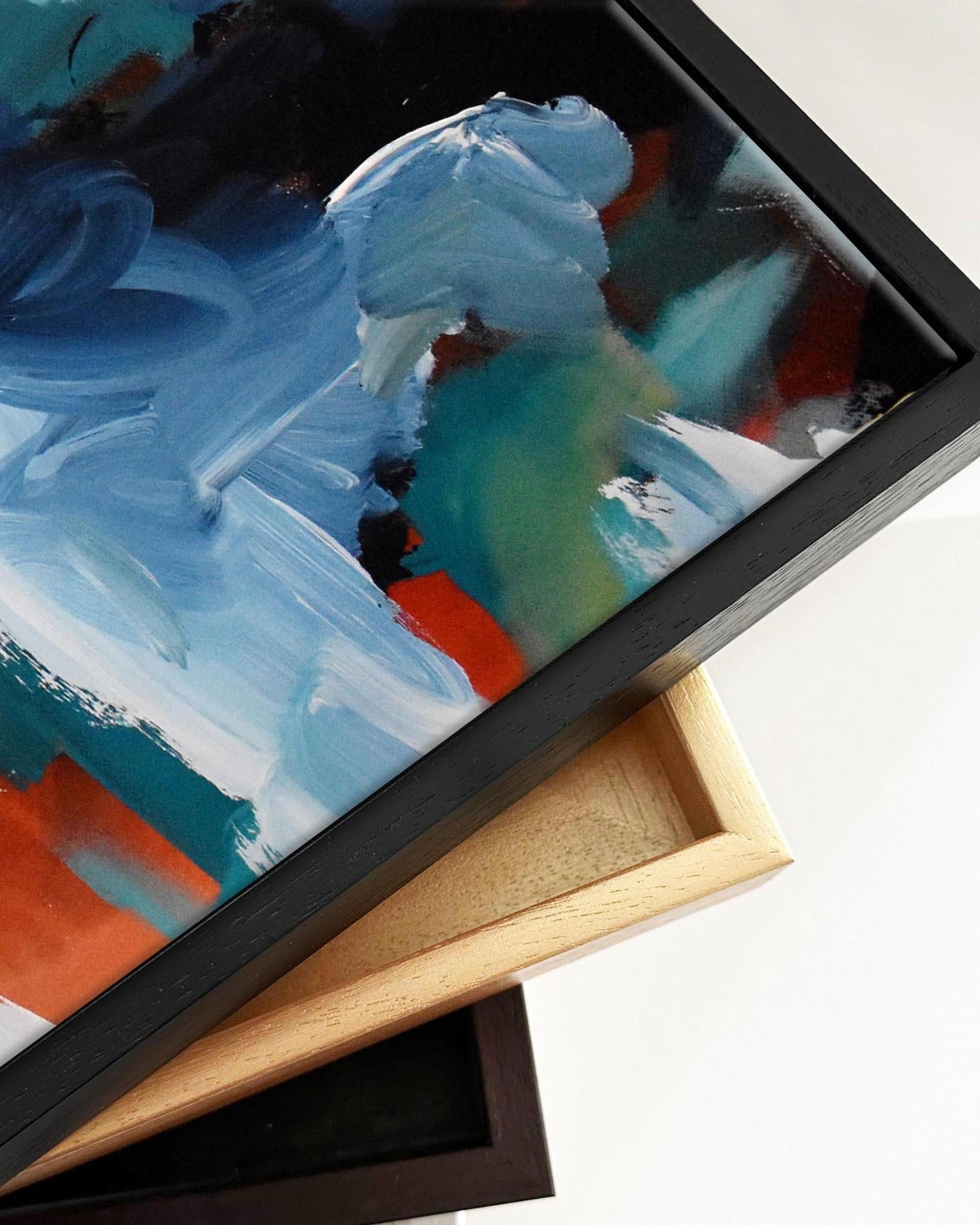 Abstract 400 Framed Canvas-Abstract House