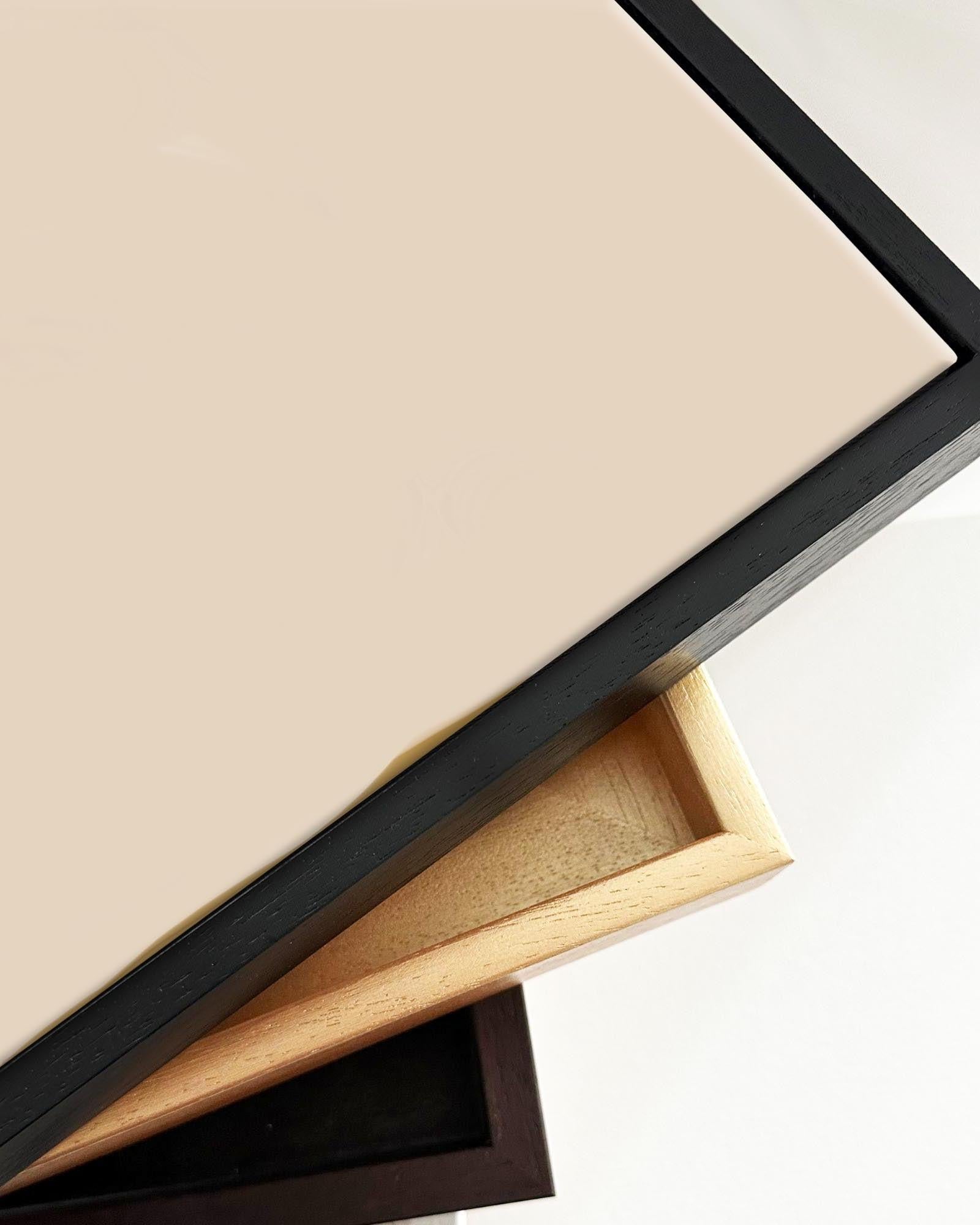 Minimal Abstract Shapes Framed Canvas-Abstract House