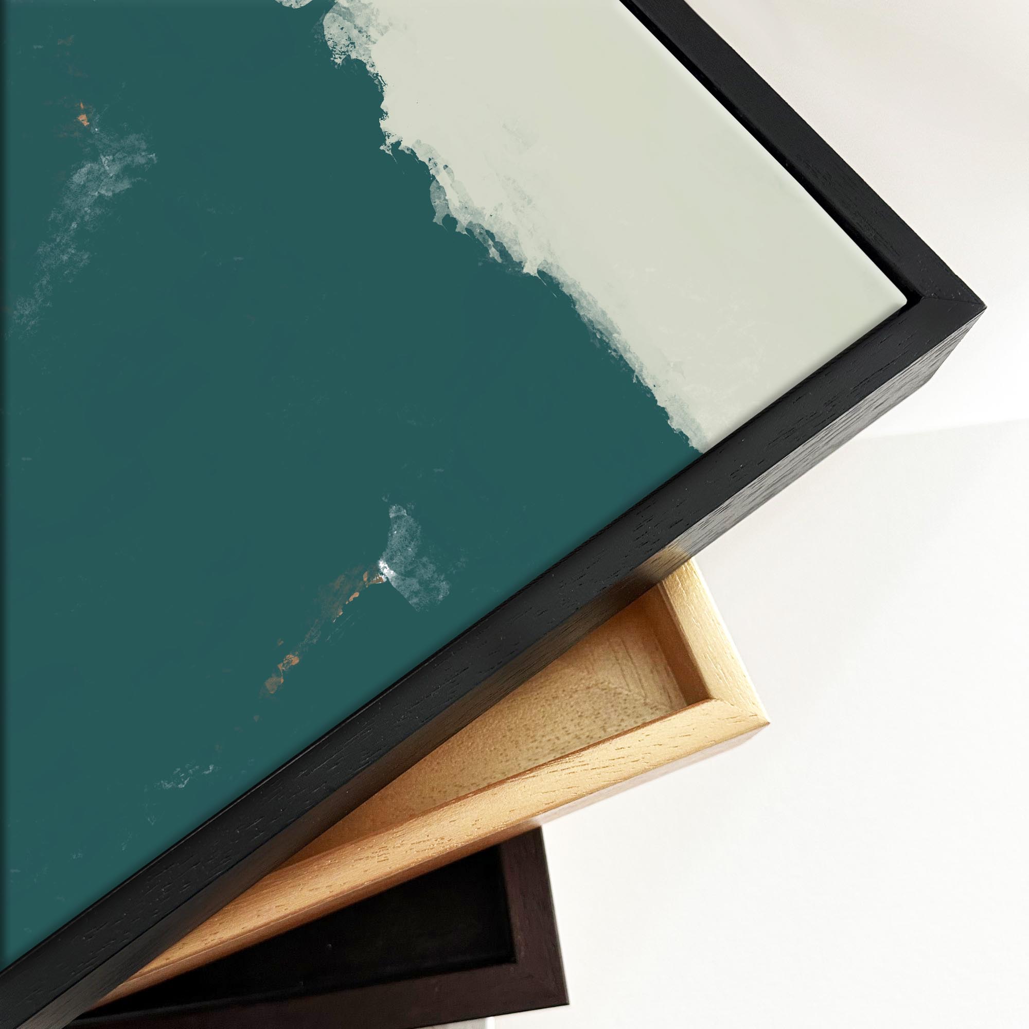Pistachio Palette Framed Canvas