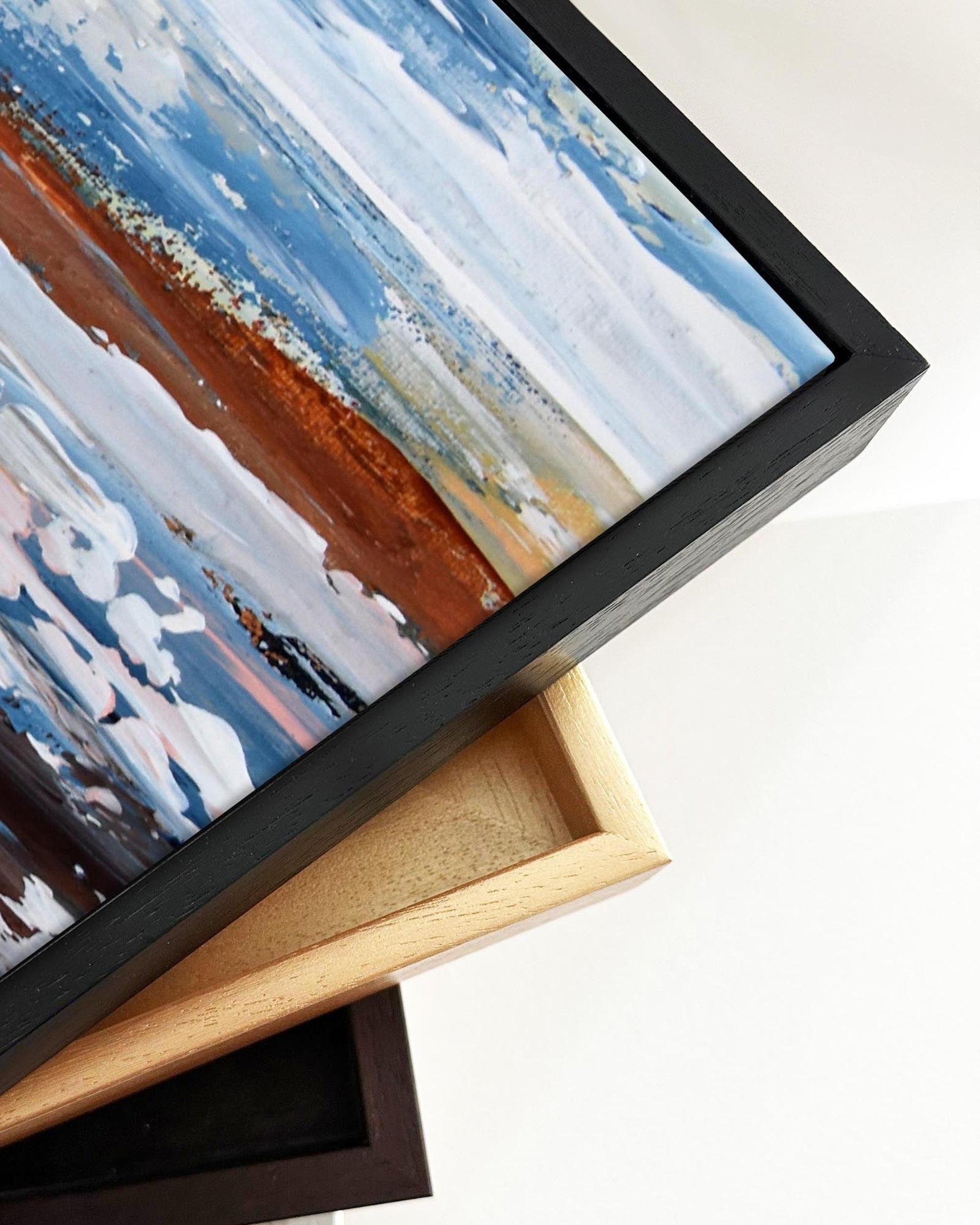 Abstract 334 Framed Canvas-Abstract House