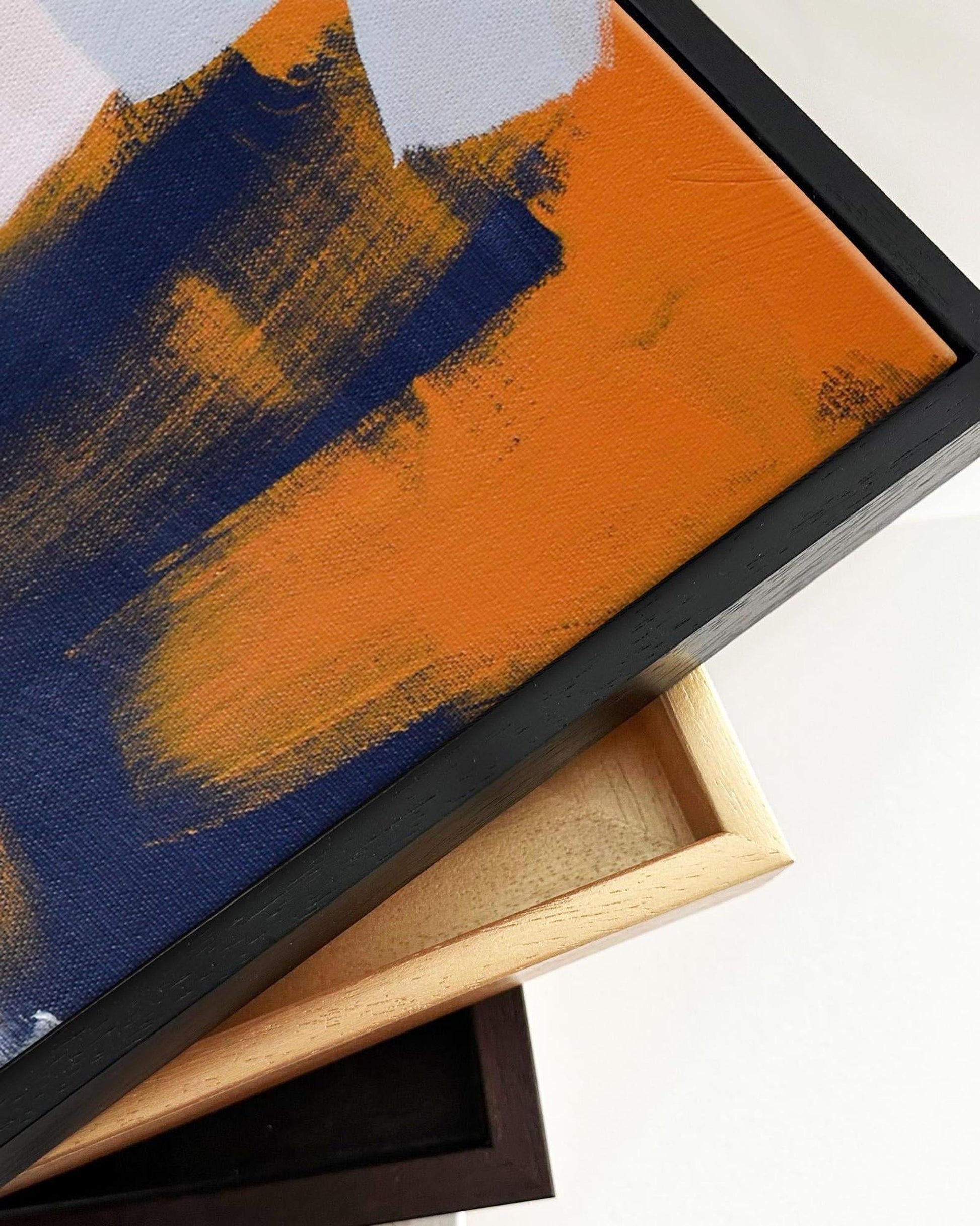 Abstract Clouds Framed Canvas-Abstract House