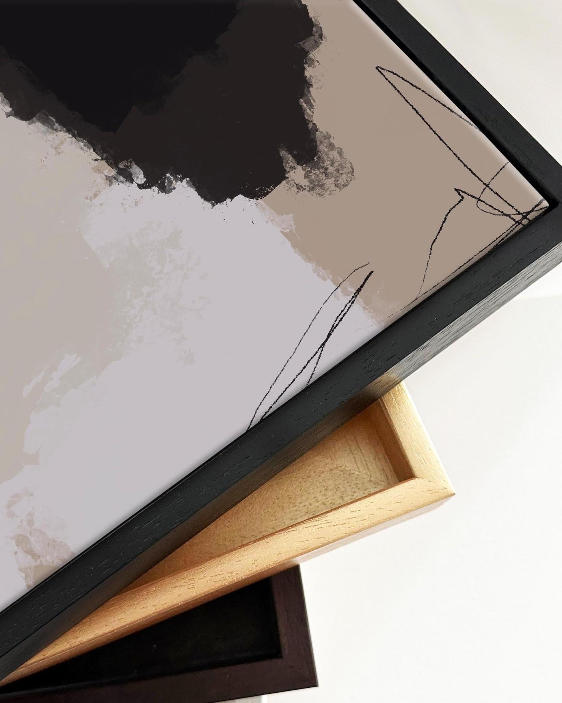 Drifting Framed Canvas-Abstract House