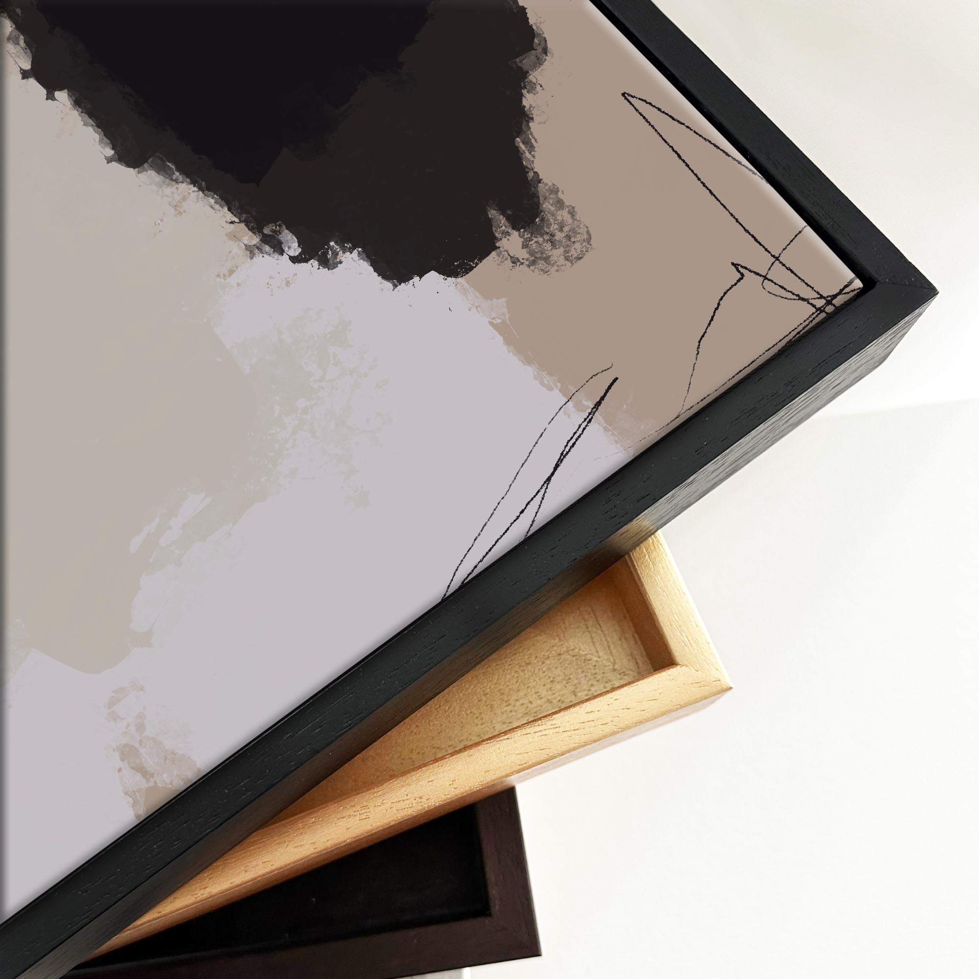 Drifting Framed Canvas-Abstract House