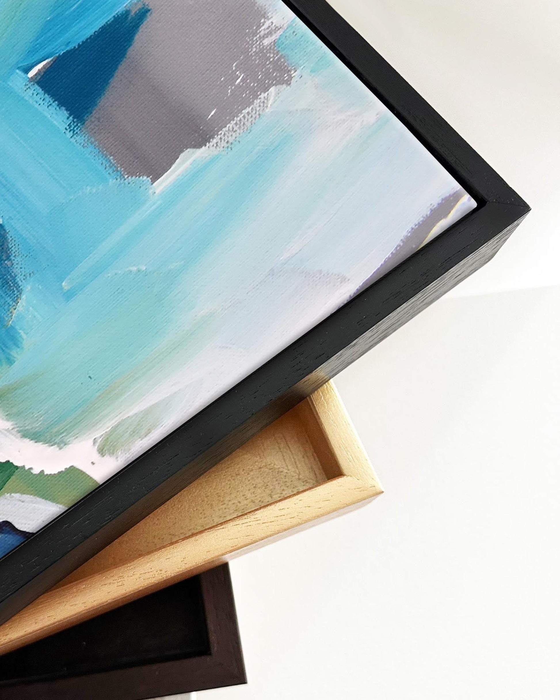 Abstract 357 Framed Canvas-Abstract House