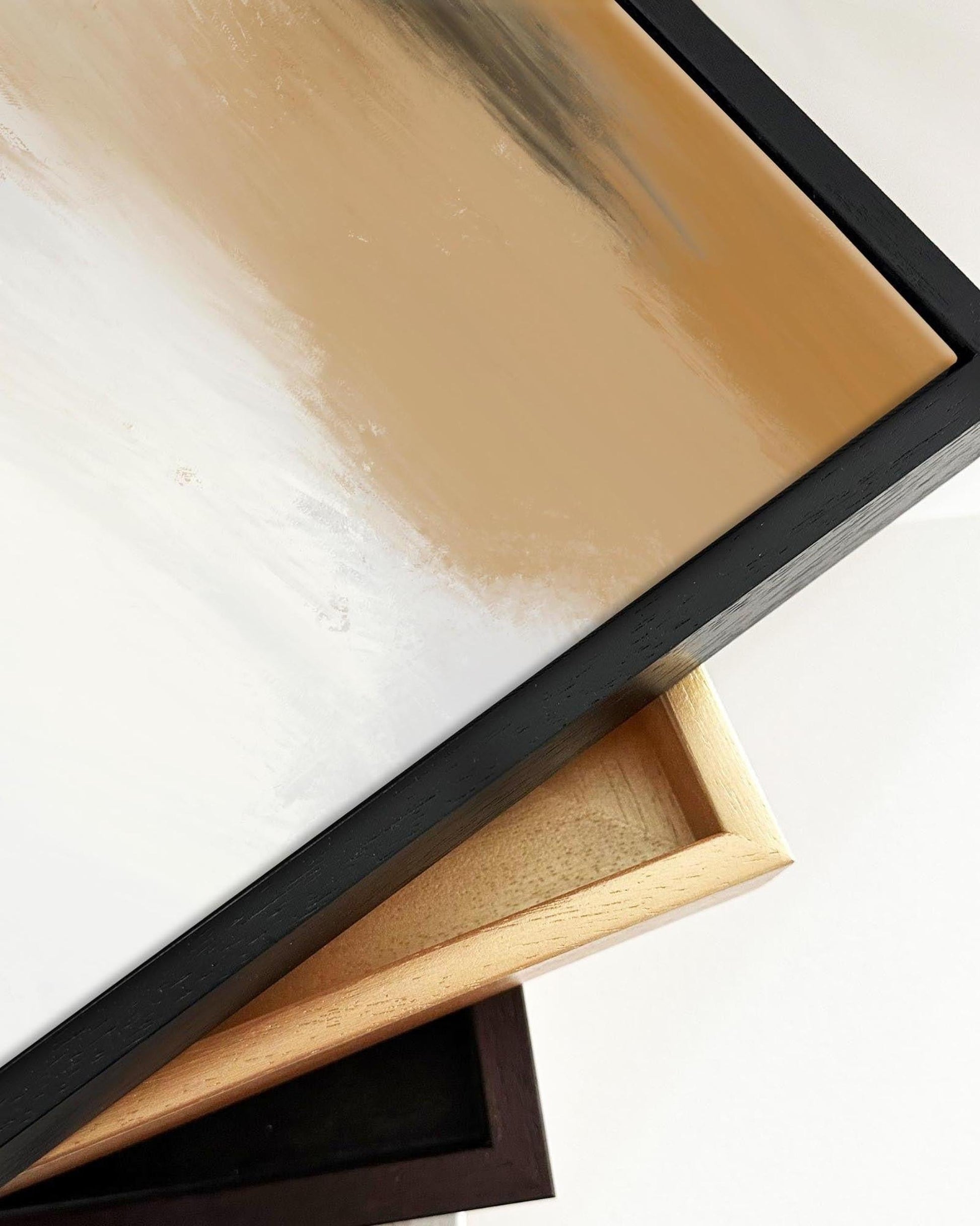 Foggy Dunes Framed Canvas-Abstract House