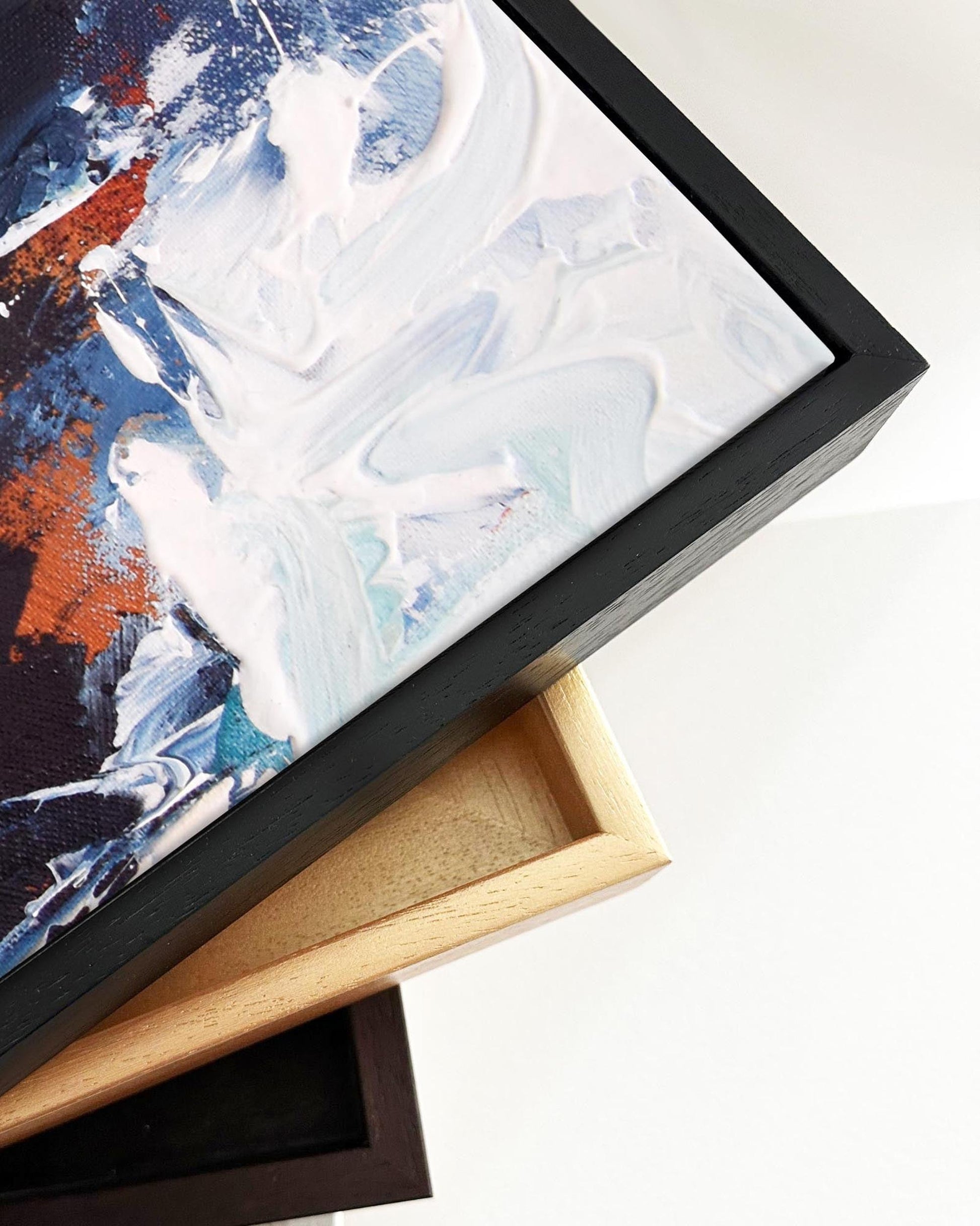 Abstract 163 Framed Canvas-Abstract House