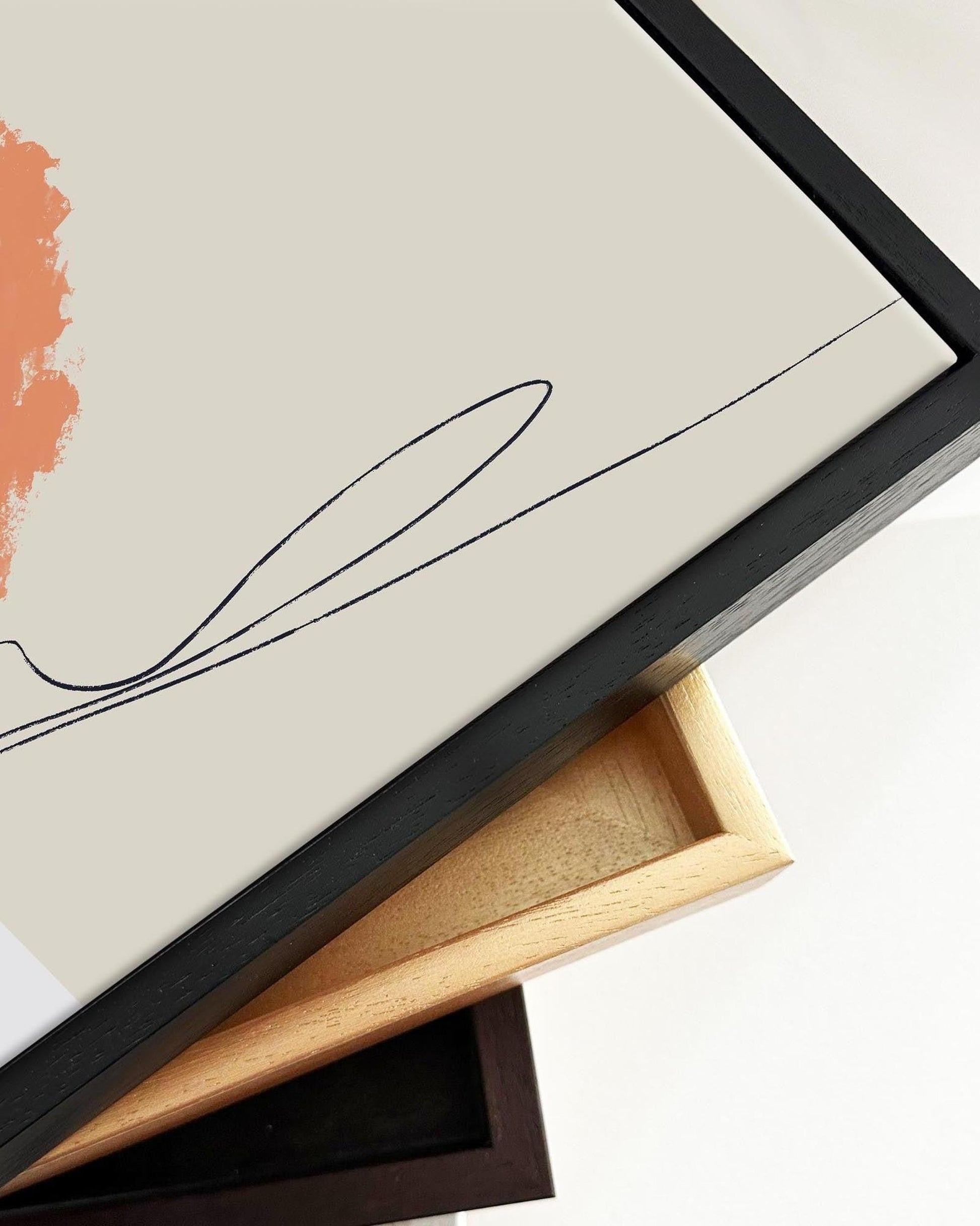 Abstract Composition Framed Canvas-Abstract House