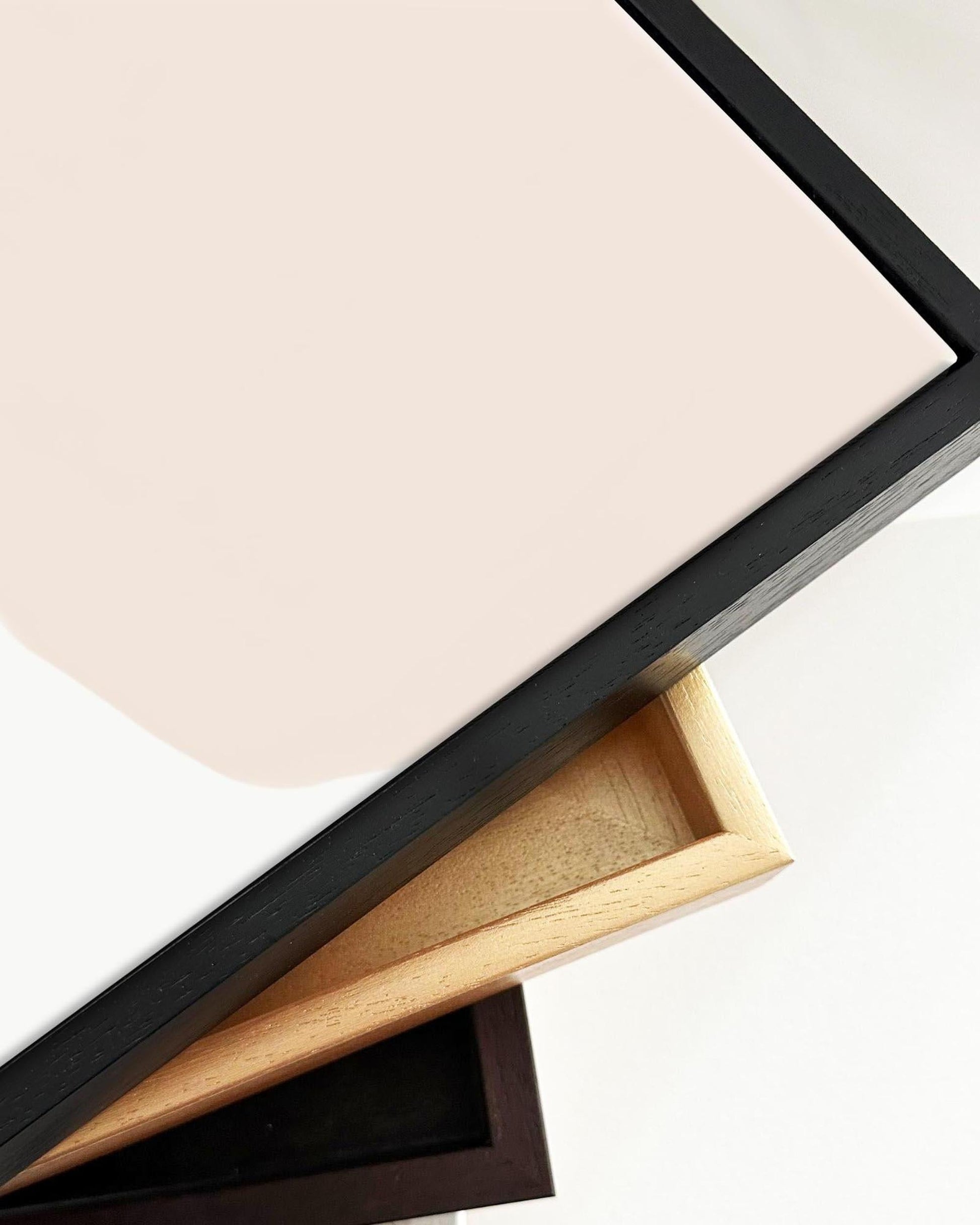 Colourful Abstract Framed Canvas-Abstract House