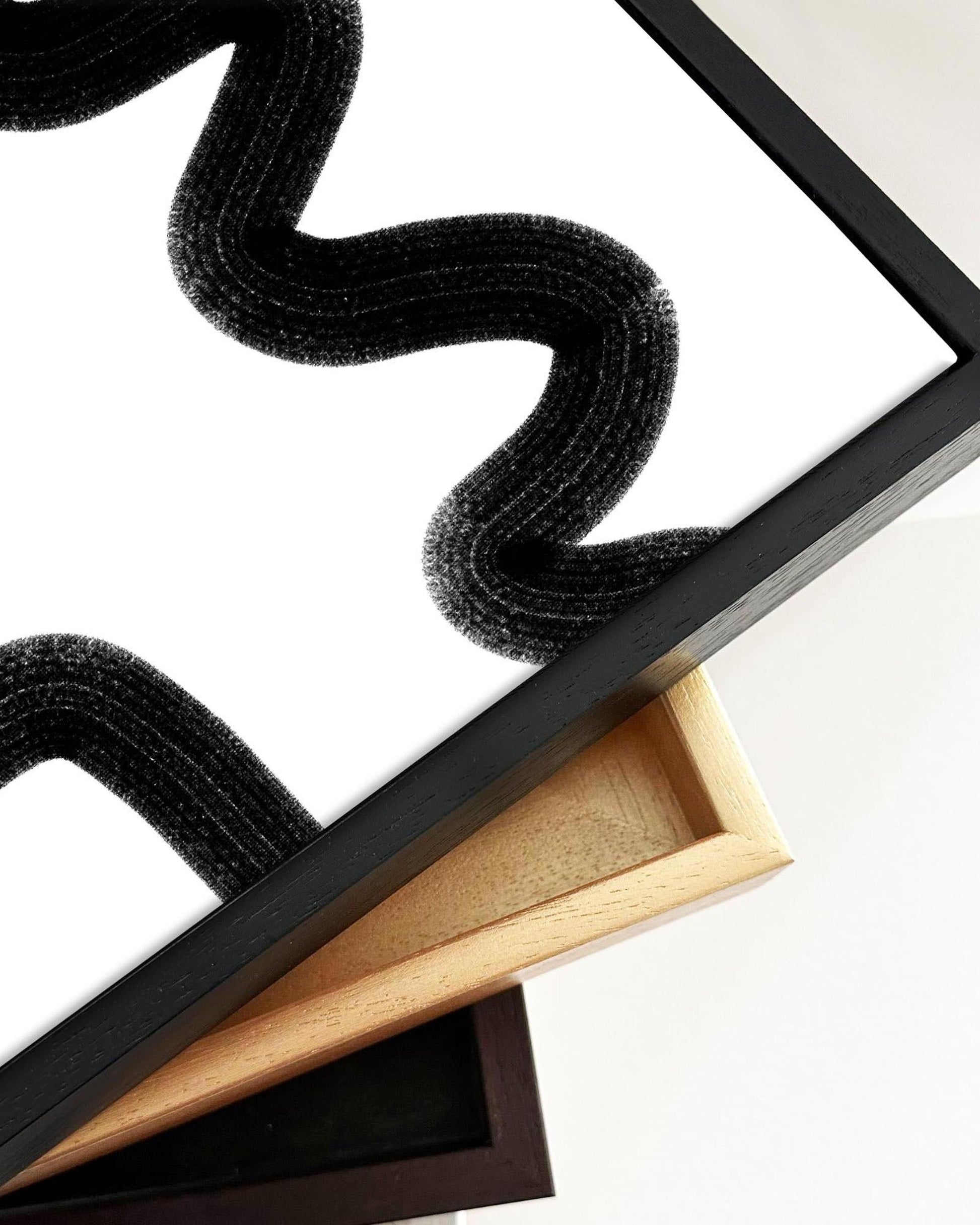 The Maze Framed Canvas-Abstract House