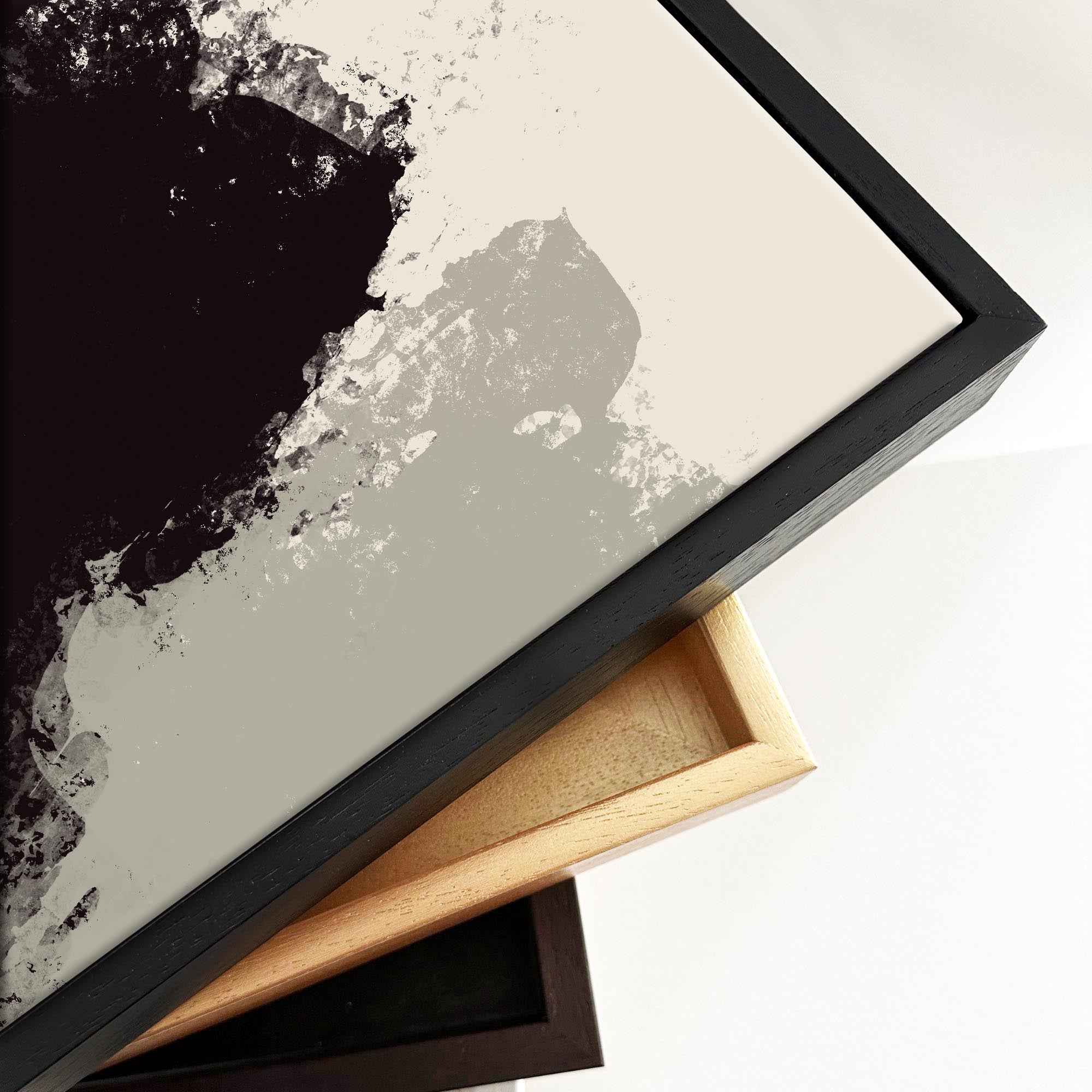 Abstract Paradigm III Framed Canvas-Abstract House