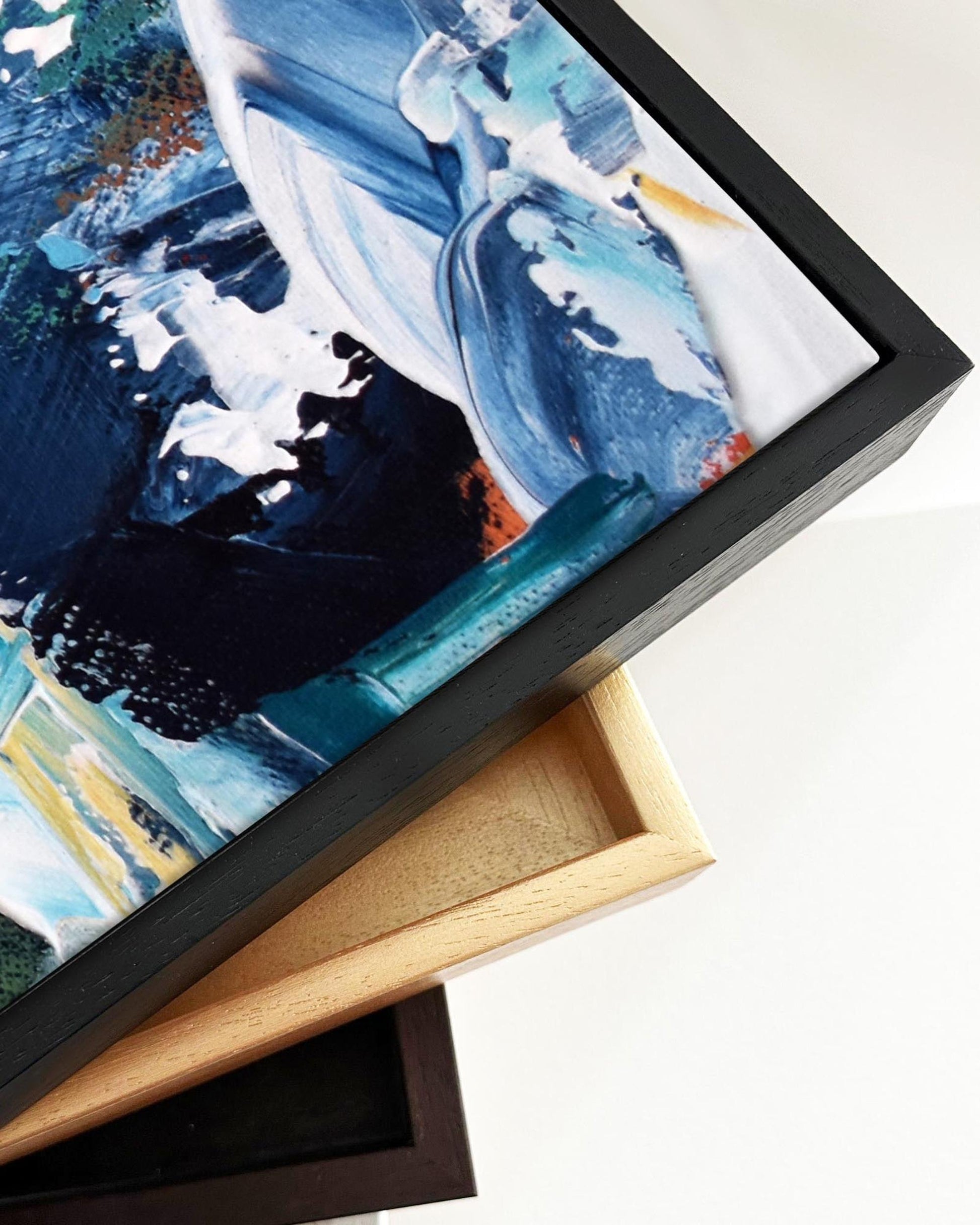 Abstract 152 Framed Canvas-Abstract House