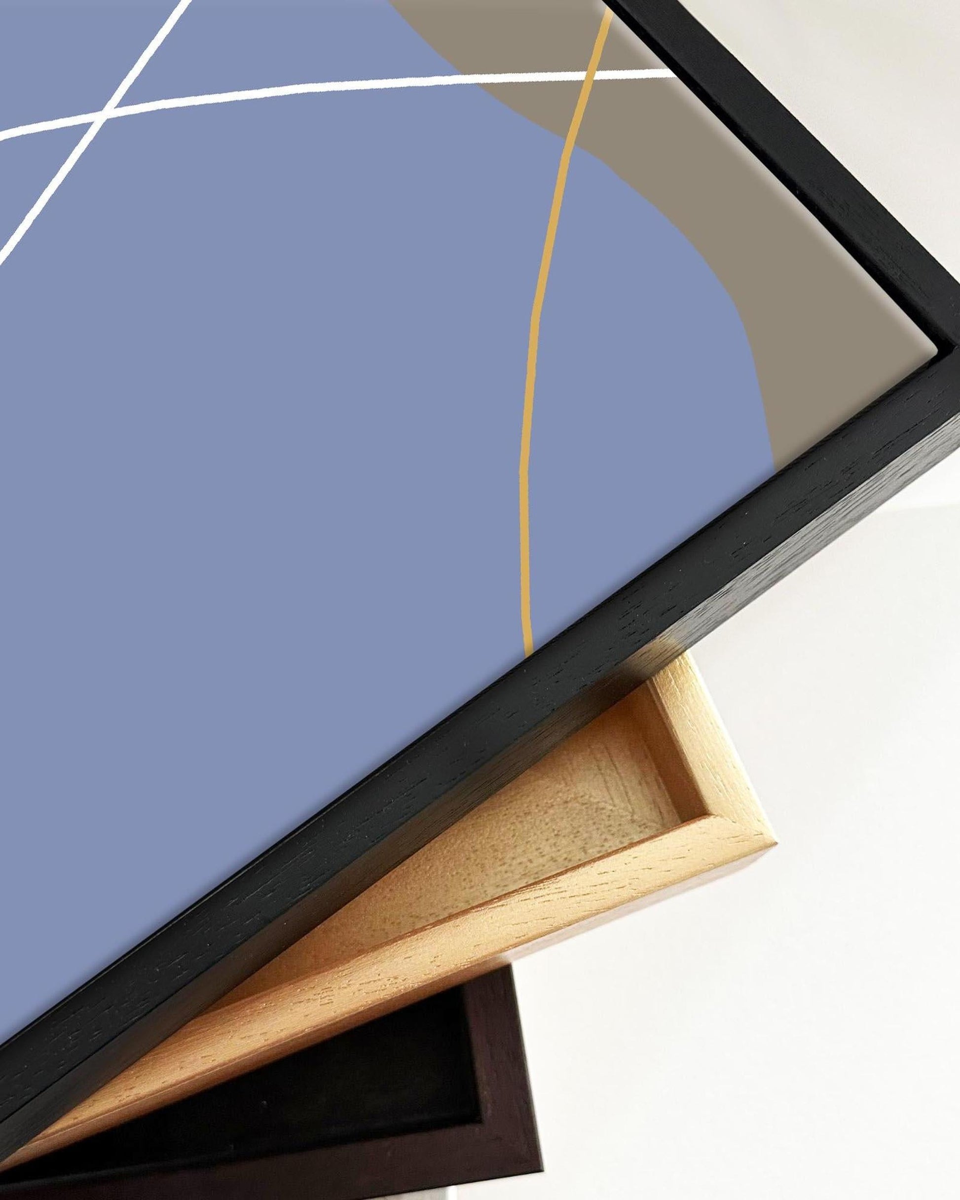 Into Abstraction Framed Canvas-Abstract House