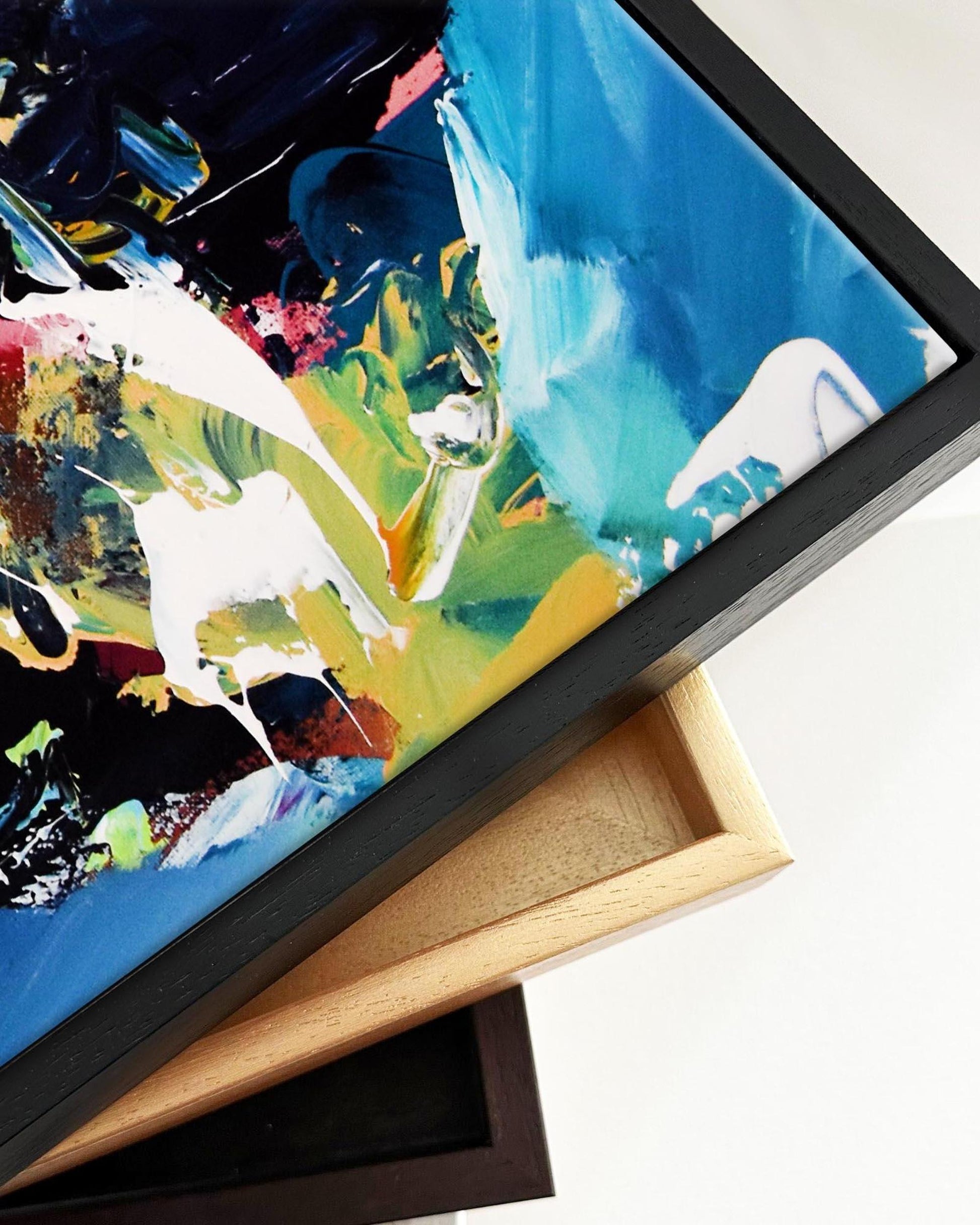 Abstract 431 Framed Canvas-Abstract House