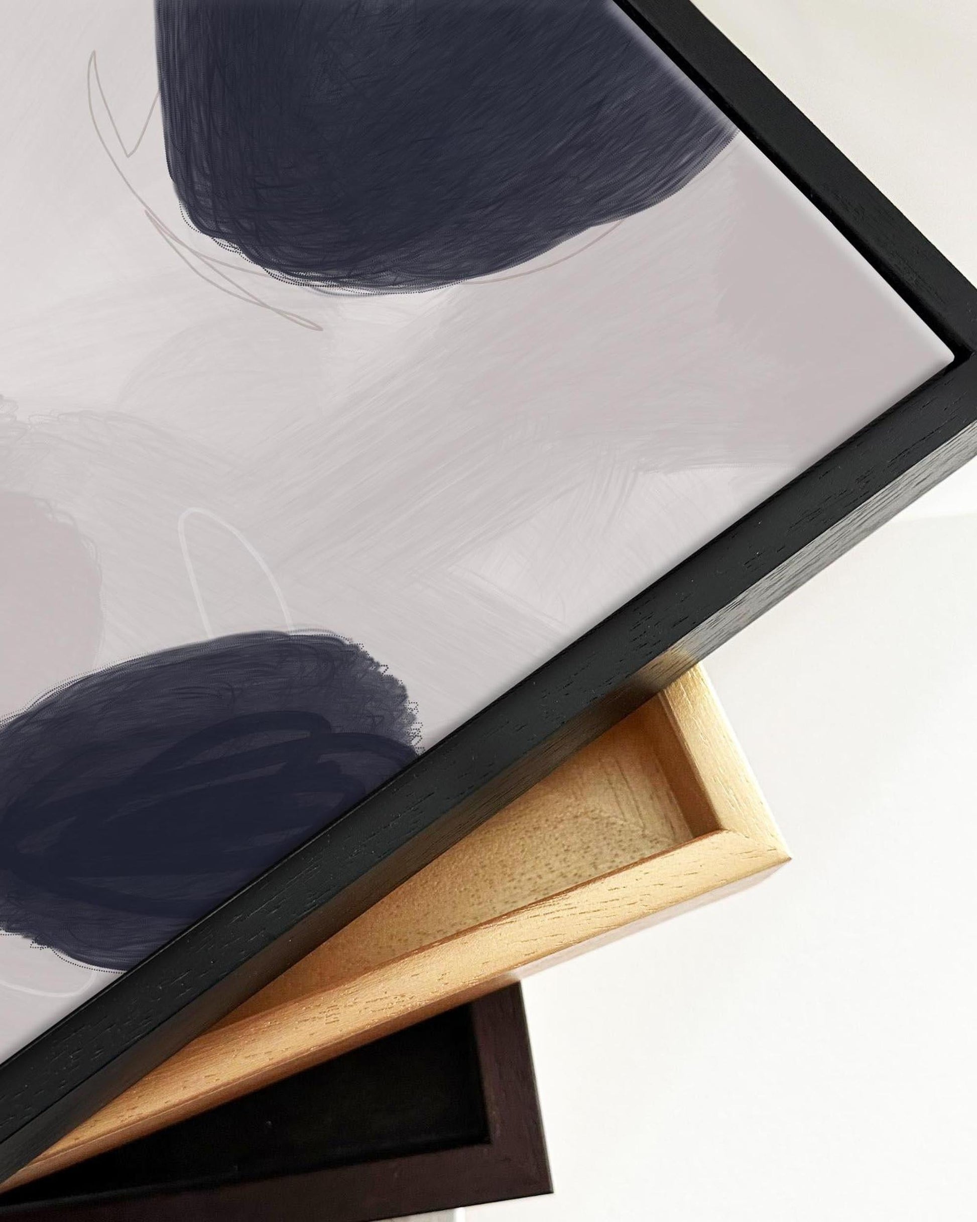 Organic Abstract I Framed Canvas-Abstract House