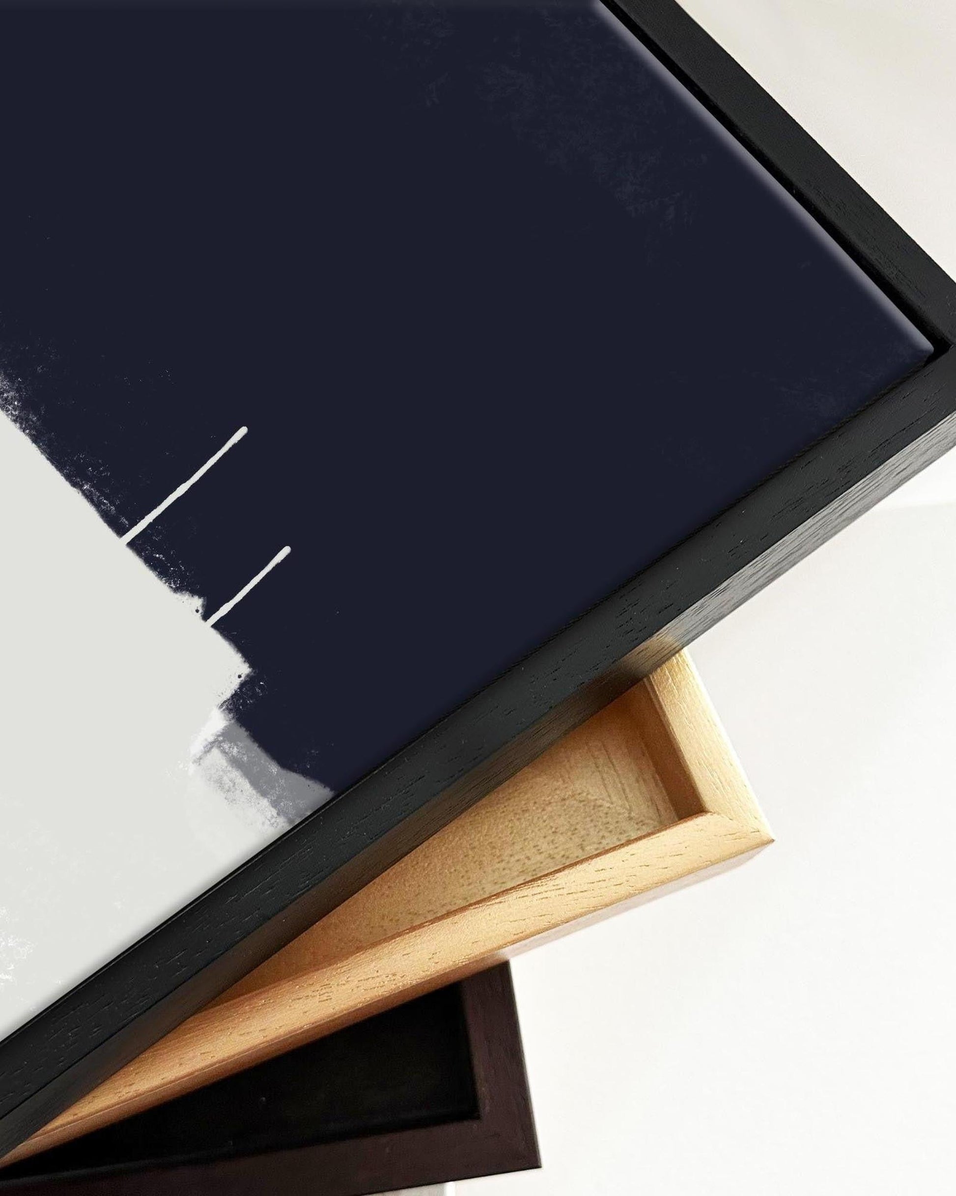 Horizontal Landscapes Framed Canvas-Abstract House