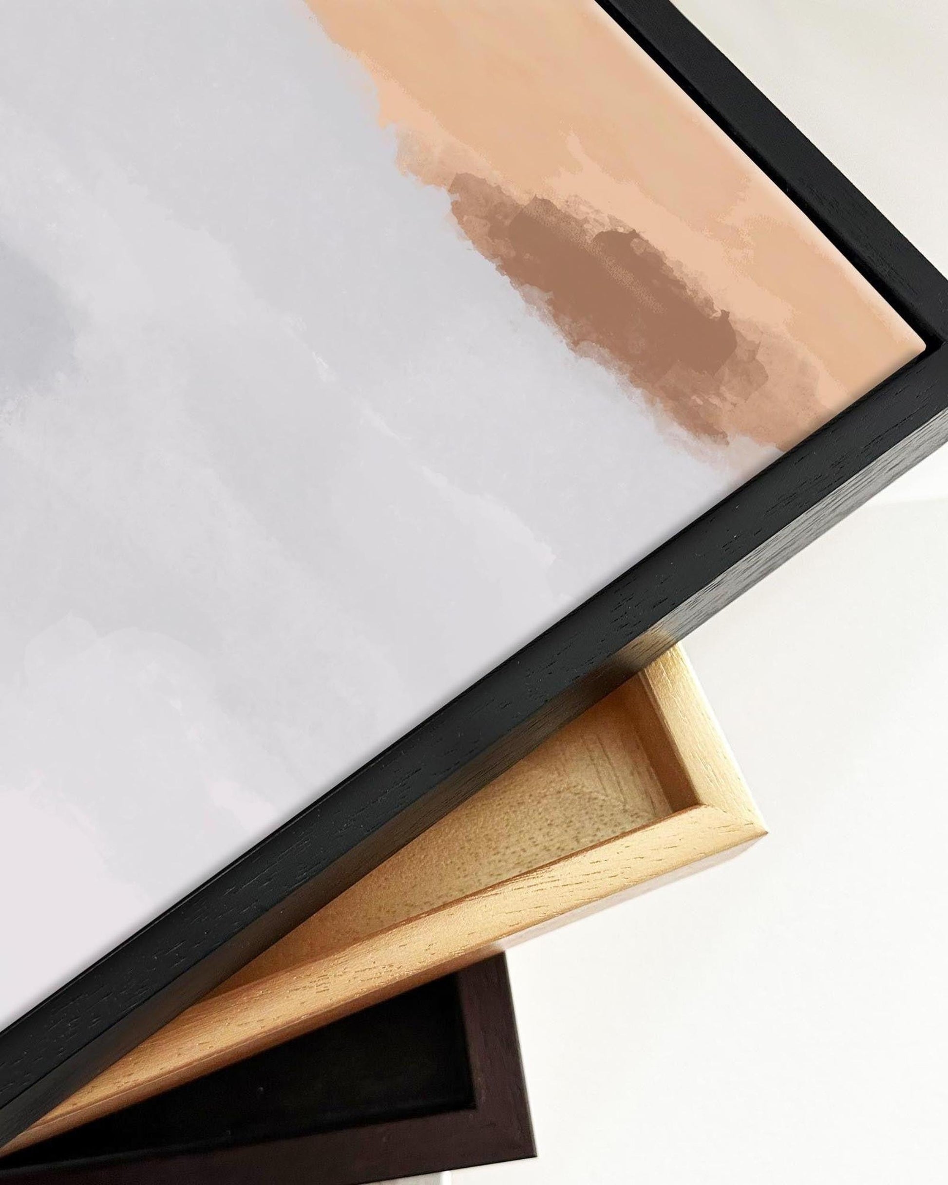 Landscape Study I Framed Canvas-Abstract House