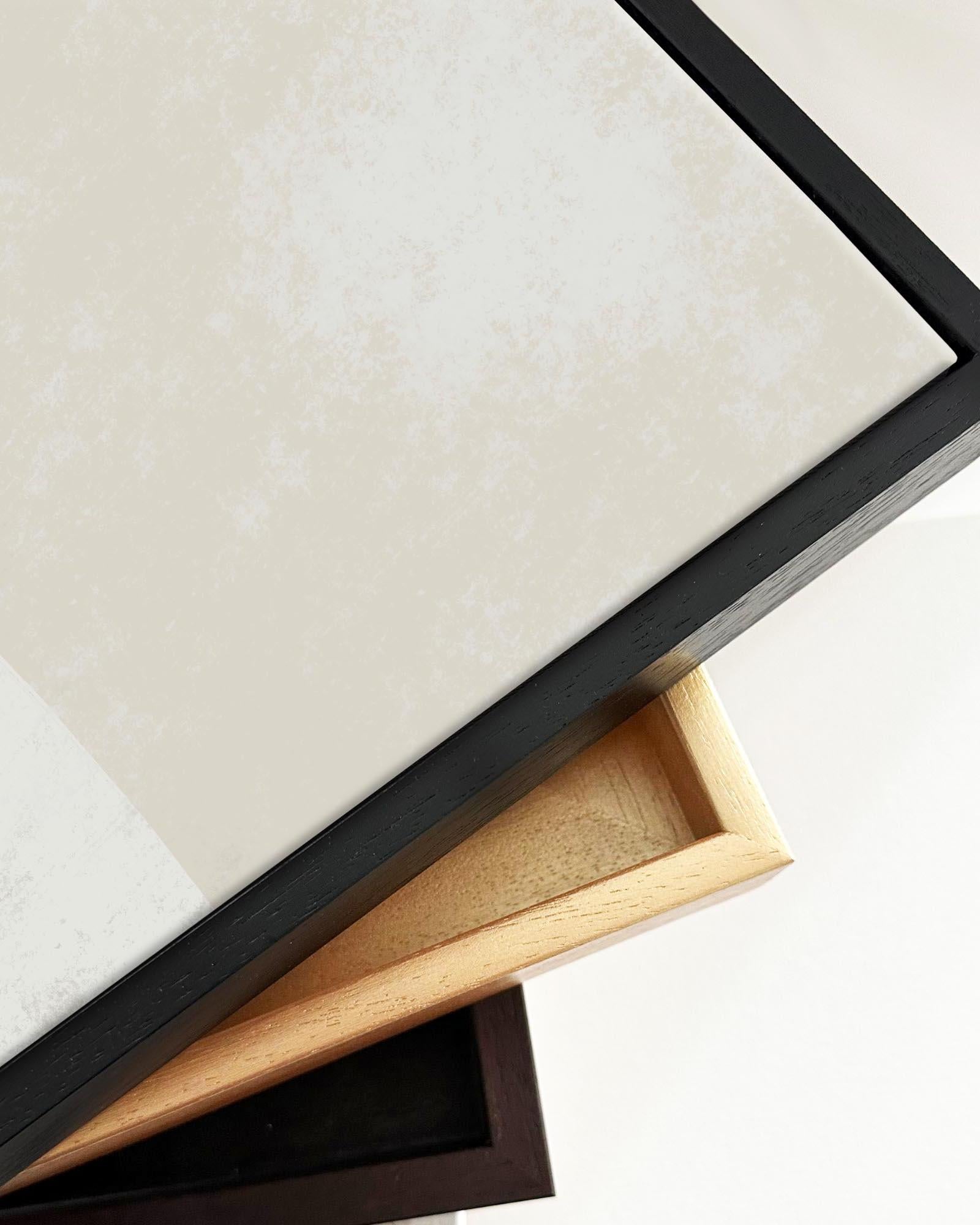Abstract Study IV Framed Canvas-Abstract House