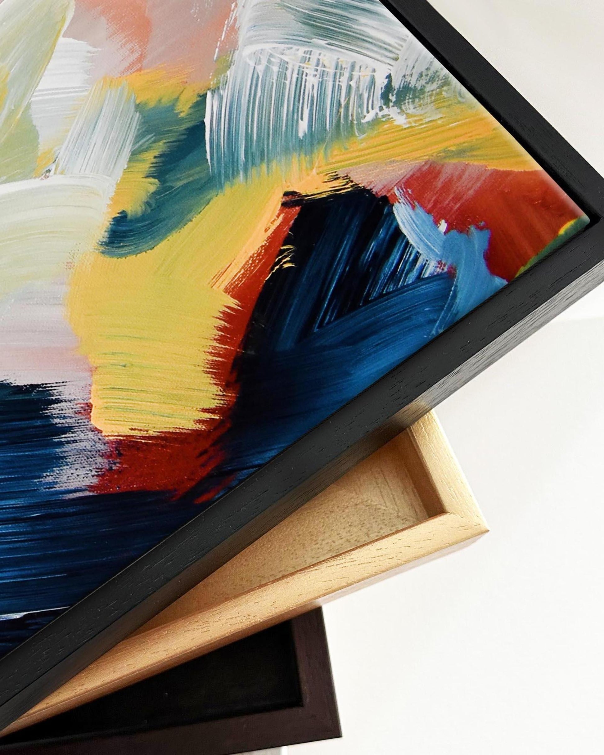 Abstract 446 Framed Canvas-Abstract House