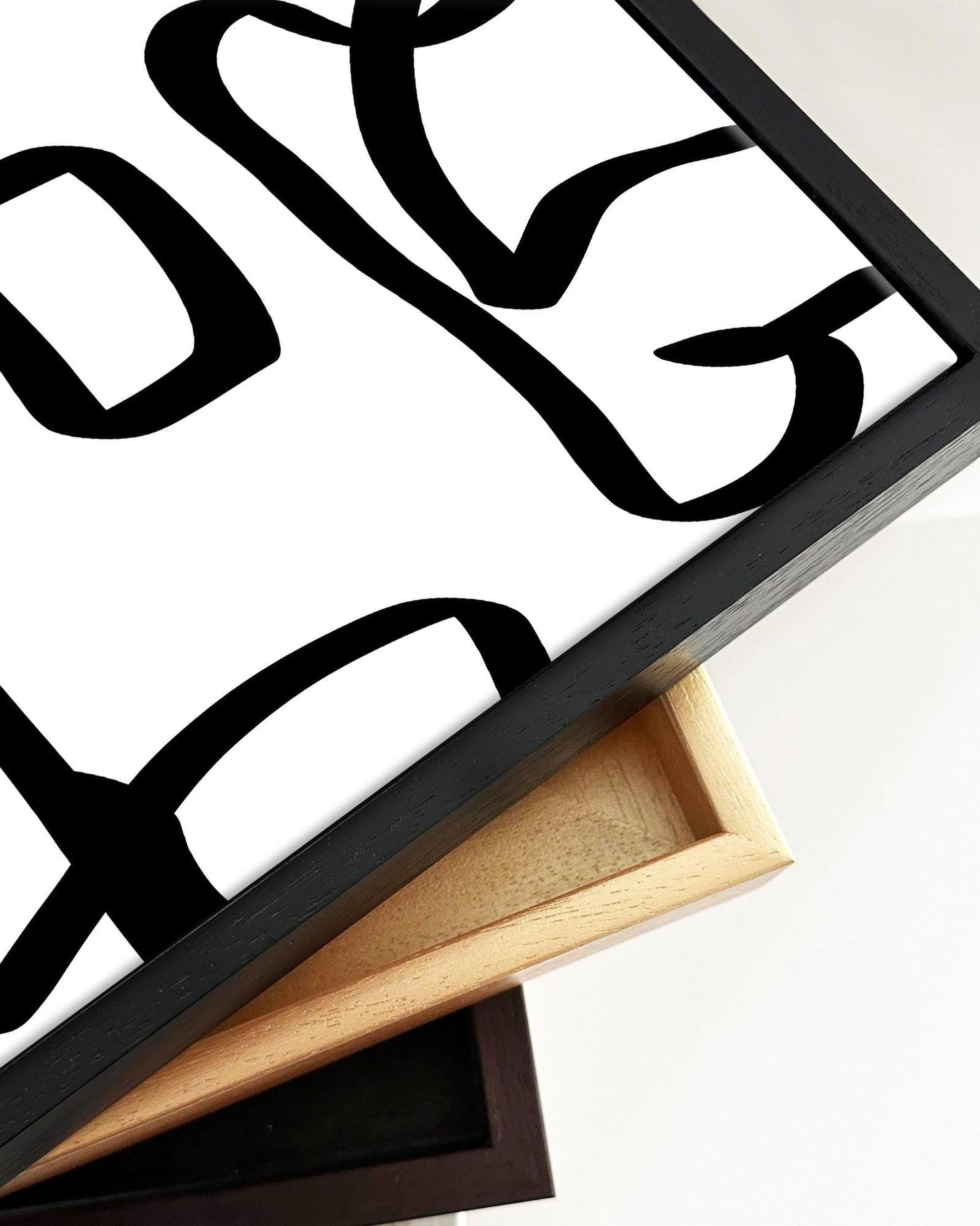 Lines Of The Maze Framed Canvas-Abstract House