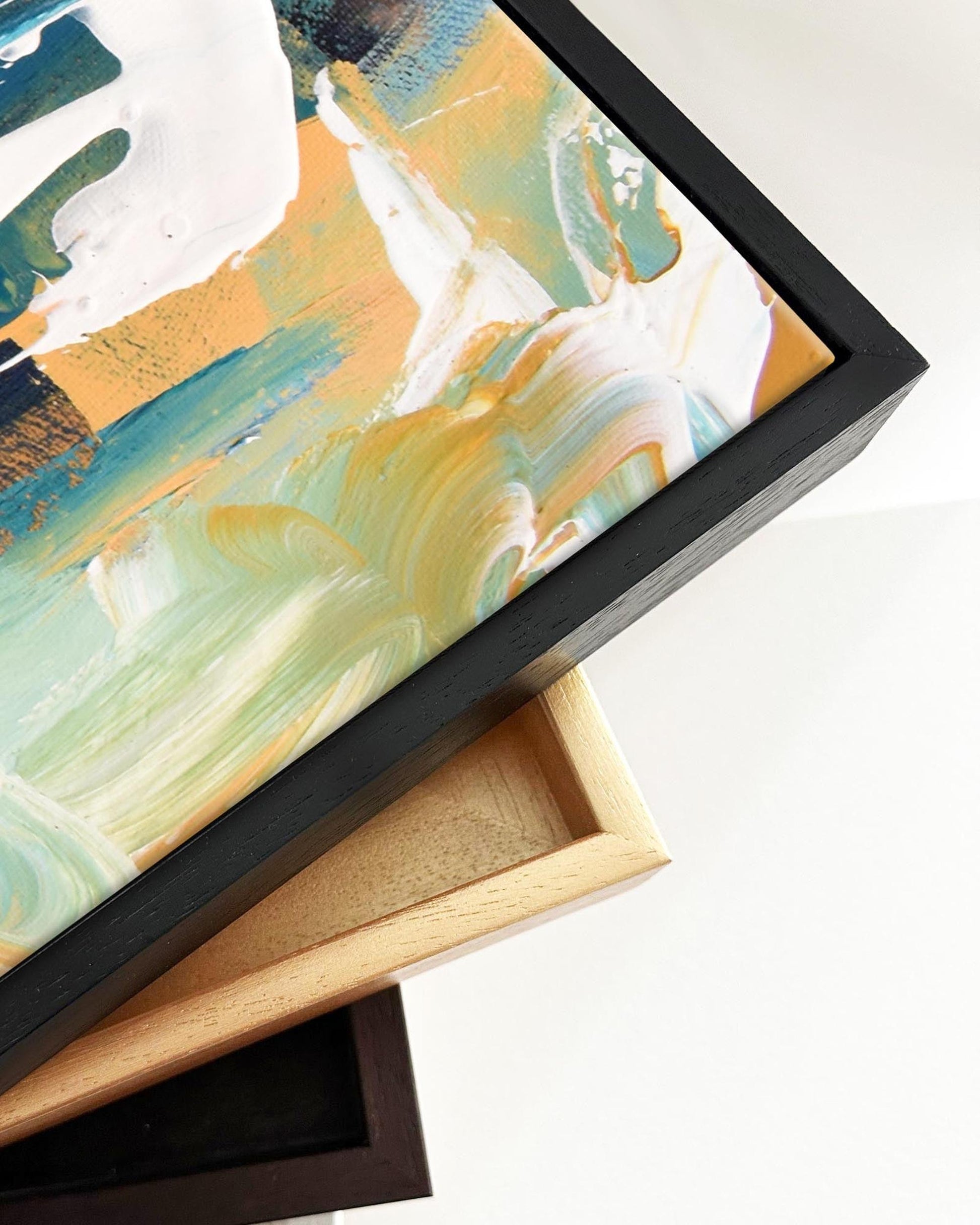 Abstract 218 Framed Canvas-Abstract House