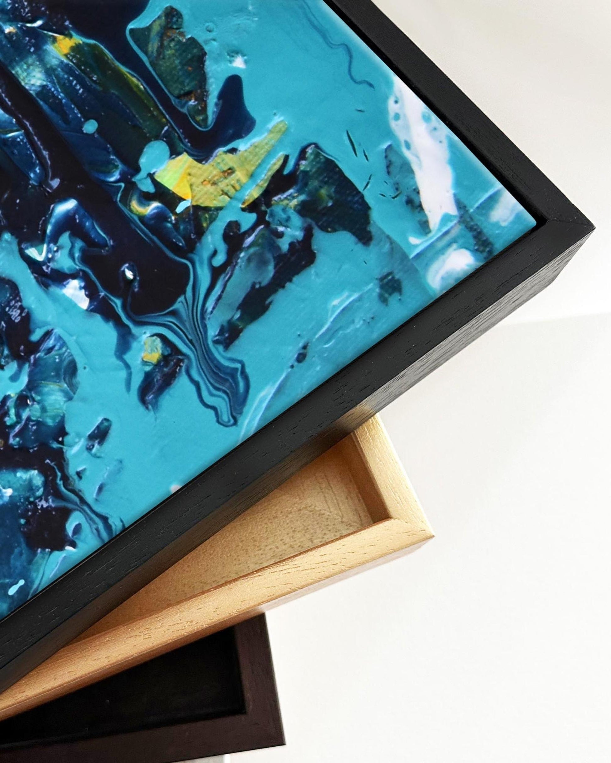 Abstract 179 Framed Canvas-Abstract House